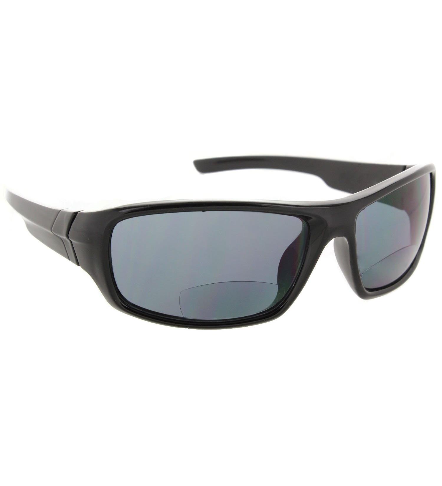 Buy Fiore Laguna Bifocal Sporty Reading Sunglasses for Men & Women - Black 2.00 | International Shipping Available - Buy Online on GoSupps.com