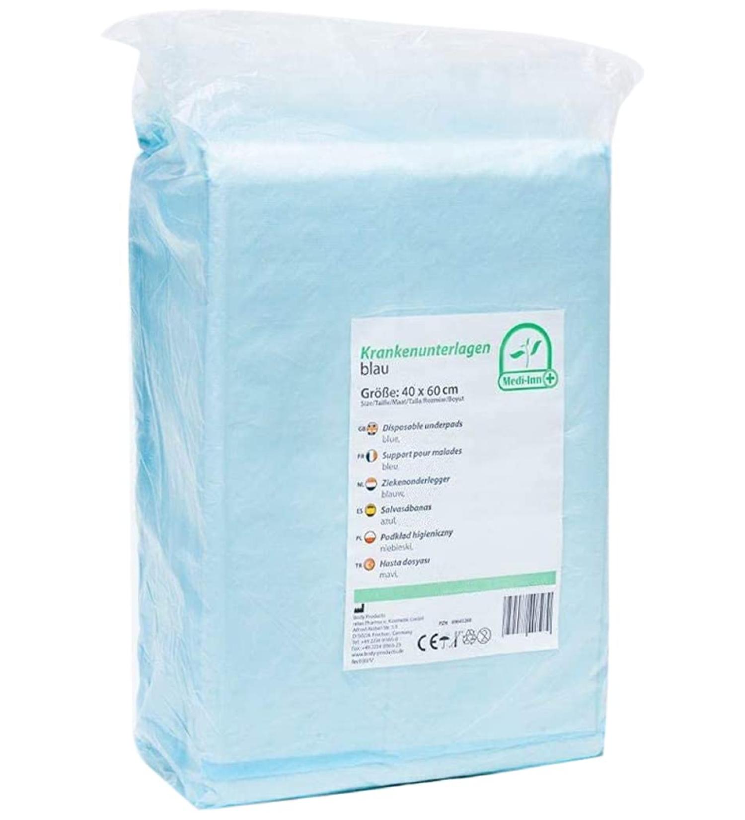 Medi-Inn disposable underpads medical underpads 40 x 60 cm 6-ply (10 x 20 200 pieces)