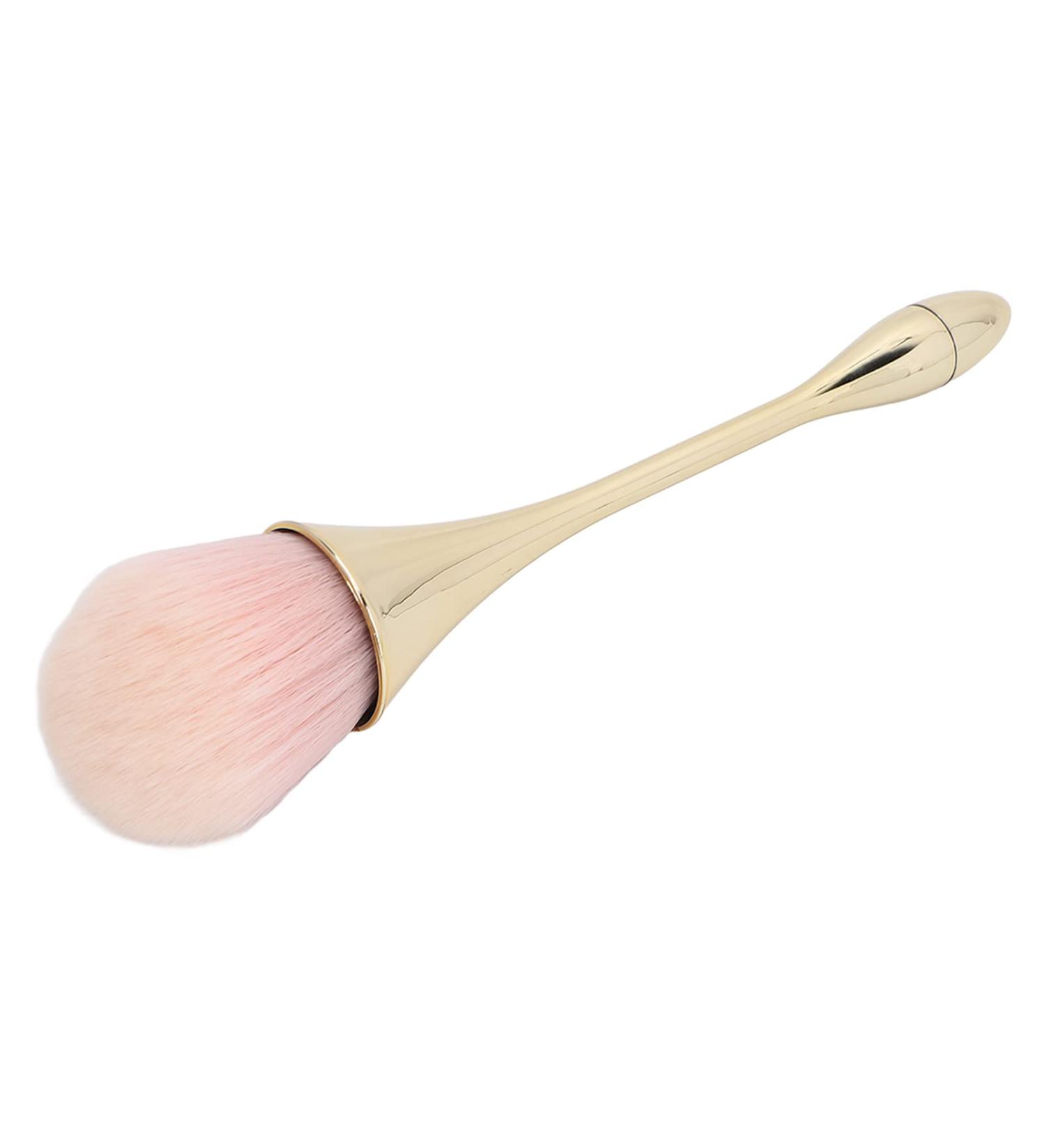 Verdant Touch Powder Brush Loose Powder Brush Fashionable Makeup Powder Brush for Makeup Artist Soft Hair Gold Color - Buy Online on GoSupps.com