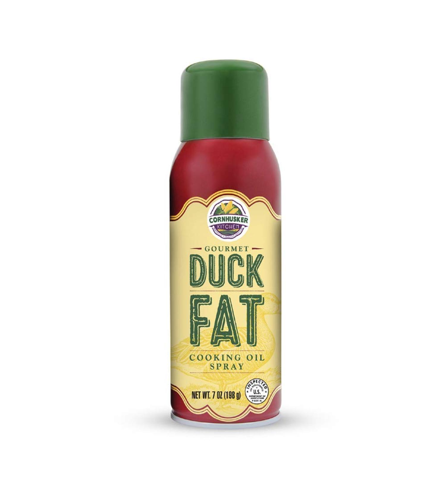 Cornhusker Kitchen Gourmet Duck Fat Spray Cooking Oil - All-Natural Non-Stick Oil for Cooking, Baking, and Grilling - 3 Pack, 7oz - Buy Online on GoSupps.com