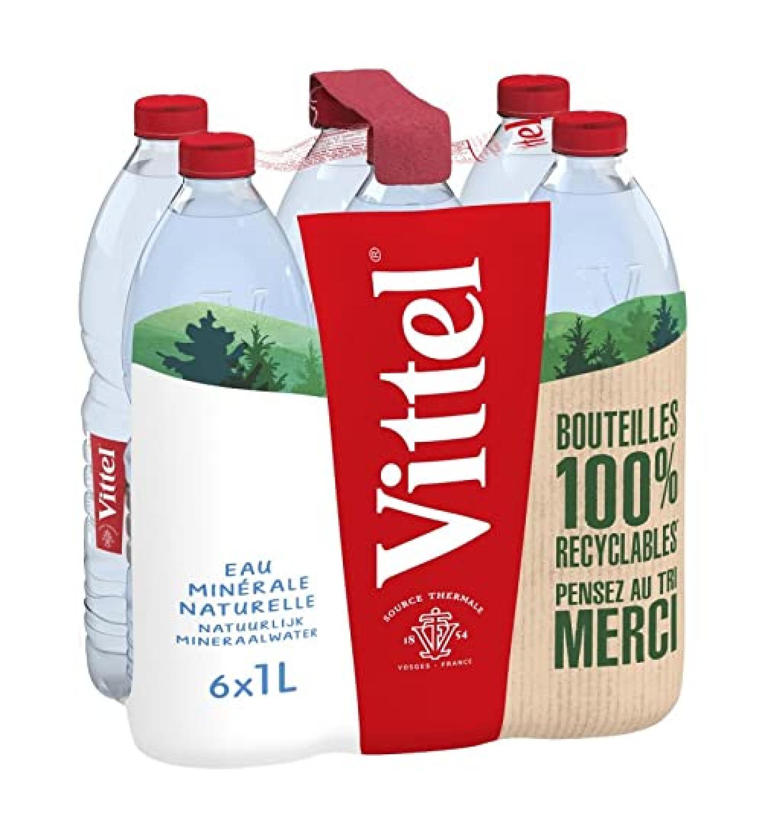 VITTEL - Natural Mineral Water 6X1L - Unit - Buy Online on GoSupps.com