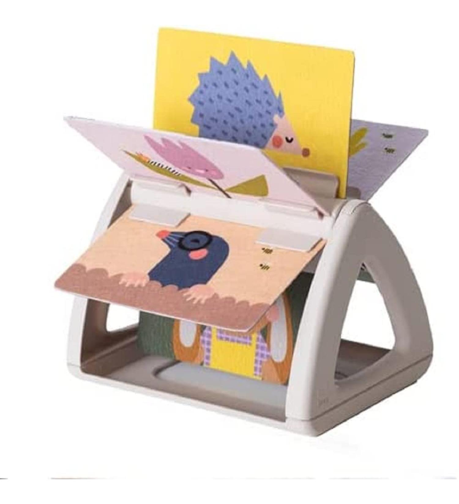 Taf Toys TAF13125 Urban Garden Tummy Time Spinning Baby Book - Black & White Colorful Pictures - Buy Online on GoSupps.com