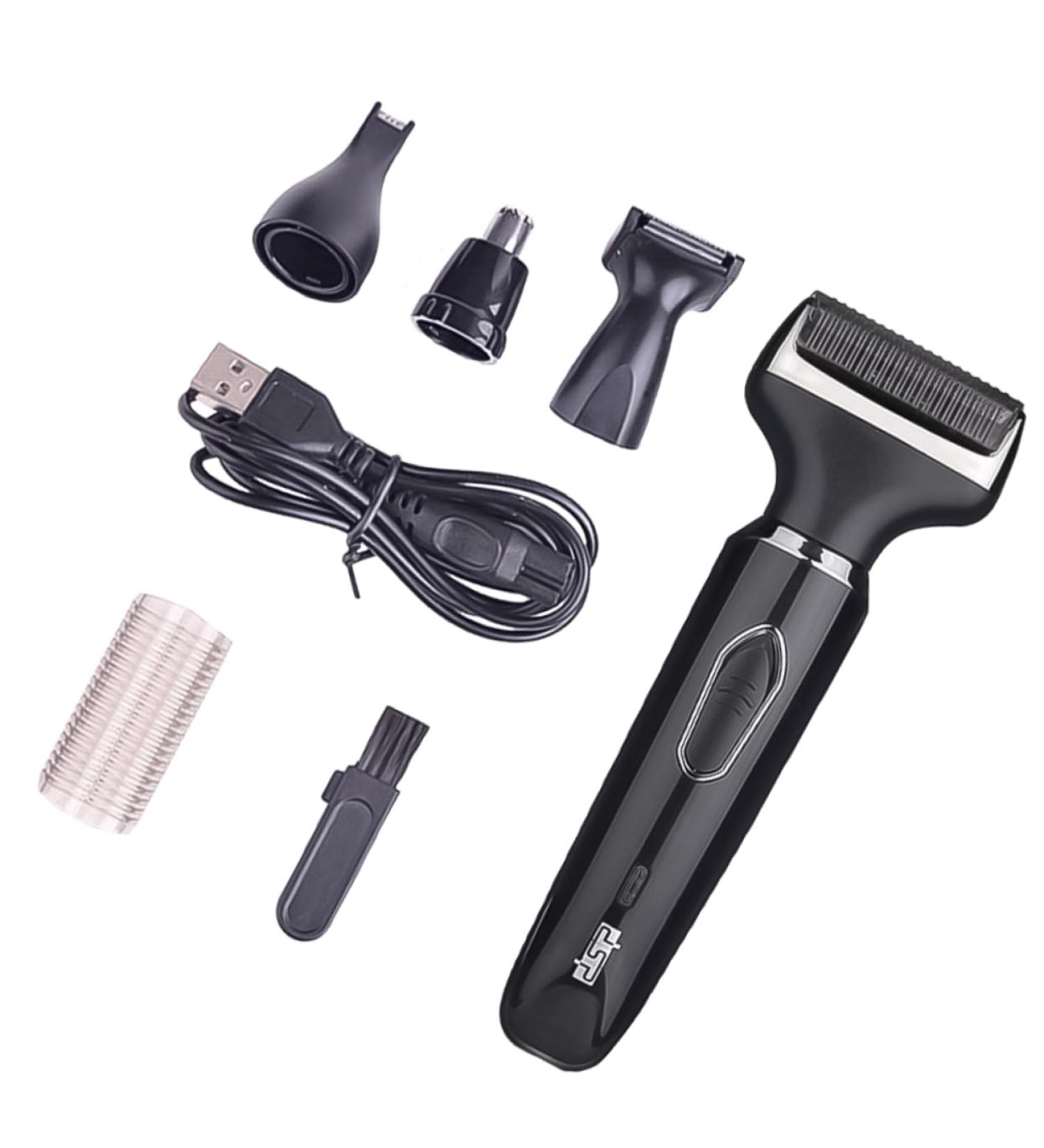 FRCOLOR 4-in-1 Men's Body Trimmer Kit - Cordless Beard & Facial Hair Trimmer Nose & Ear Hair Trimmer - Electric Hairdressing Set for Men - International Shipping Available - Buy Online on GoSupps.com