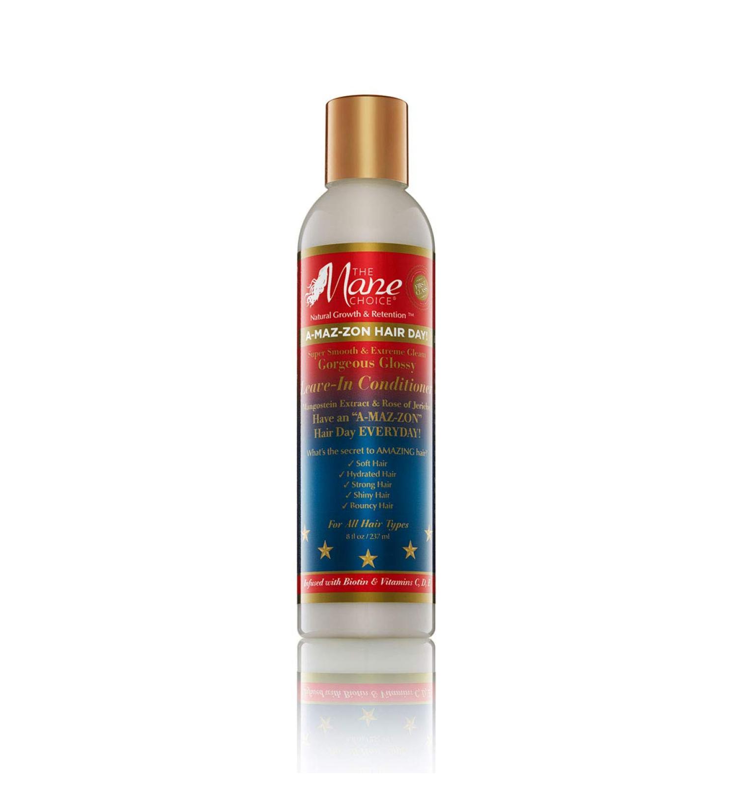 The Mane Choice A-MAZ-ZON Hair Day Gloss Leave-In Conditioner - Hydrating & Nourishing Formula with Biotin, Vitamins C, D, E - Buy Online on GoSupps.com