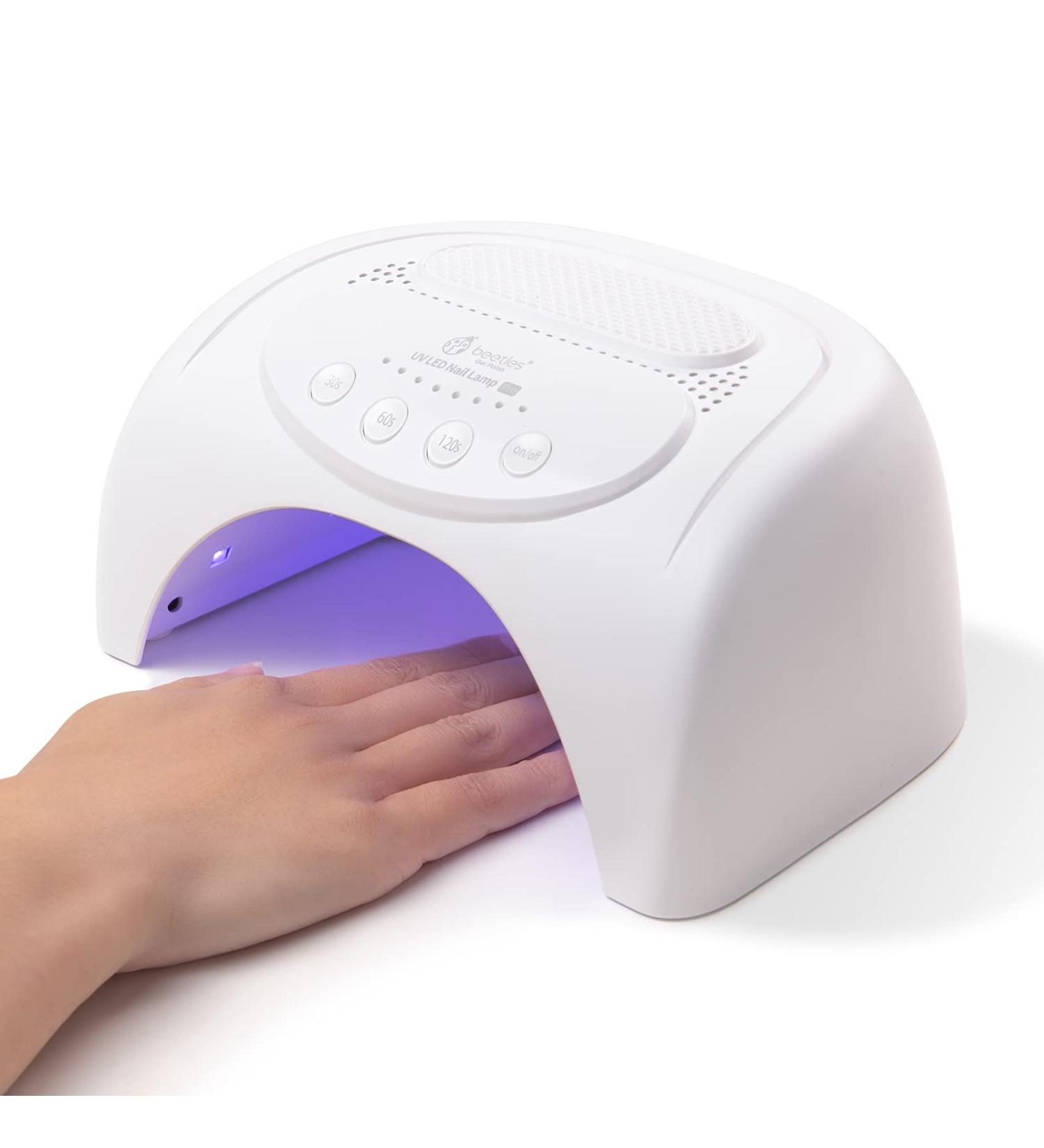 Beetles UV LED Nail Lamp 48W - Professional Nail Art Gel Set for Salon & Home Use | Powerful UV Nail Light for Gel Polish Curing | Base, Top Coat & Extension Gel Included - Buy Online on GoSupps.com