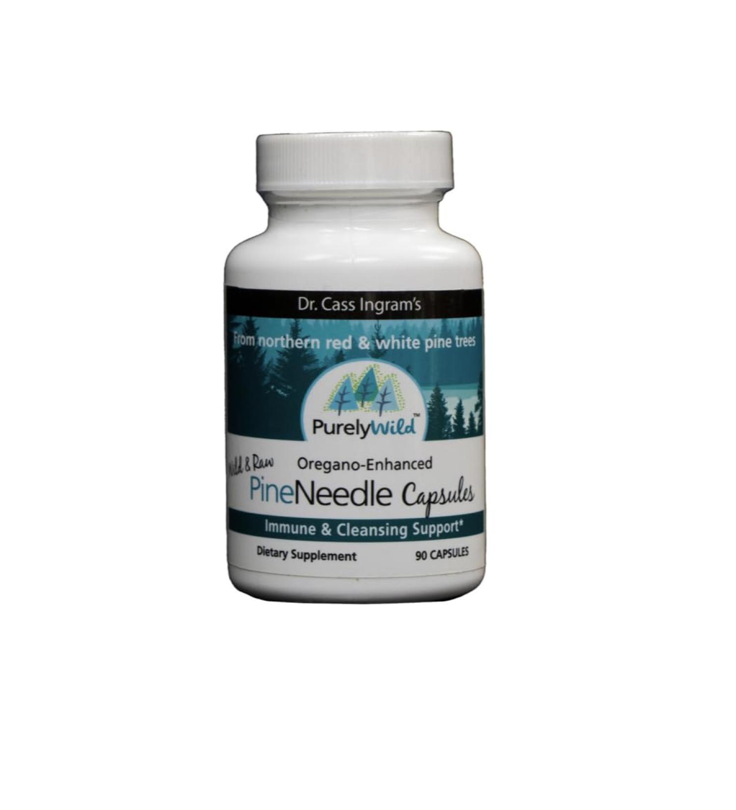 Dr. Cass Ingram Wild Pine Needle Capsules with Spruce Black Cumin & Oregano - Immune Support & Respiratory Wellness Supplement - 90 Count - Buy Online on GoSupps.com