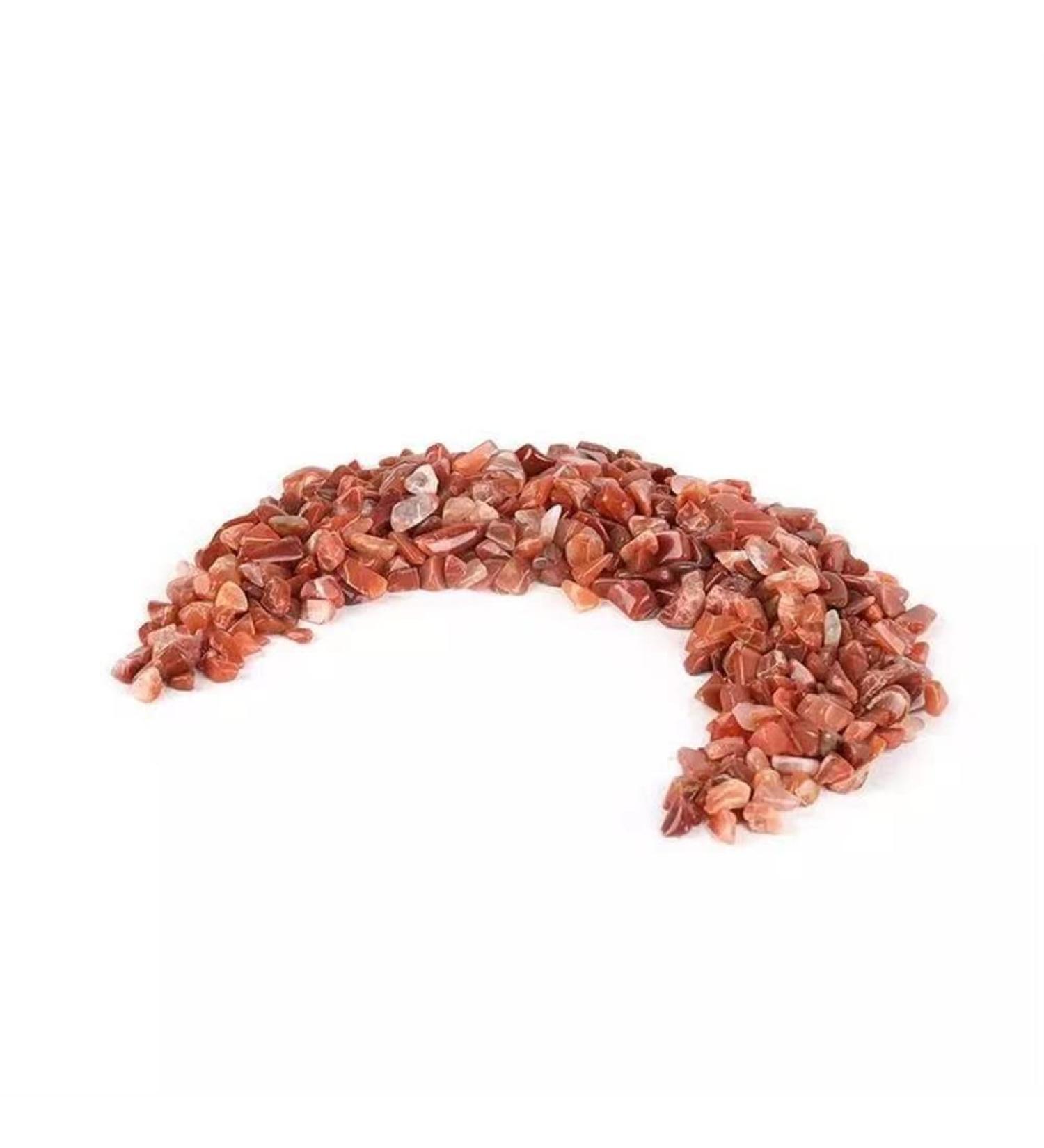 Natural Crystals and Stones 7mm-13mm Natural Polished Red Quartz Crystal Gravel Stone for 100g for Decoration kaixun - Buy Online on GoSupps.com