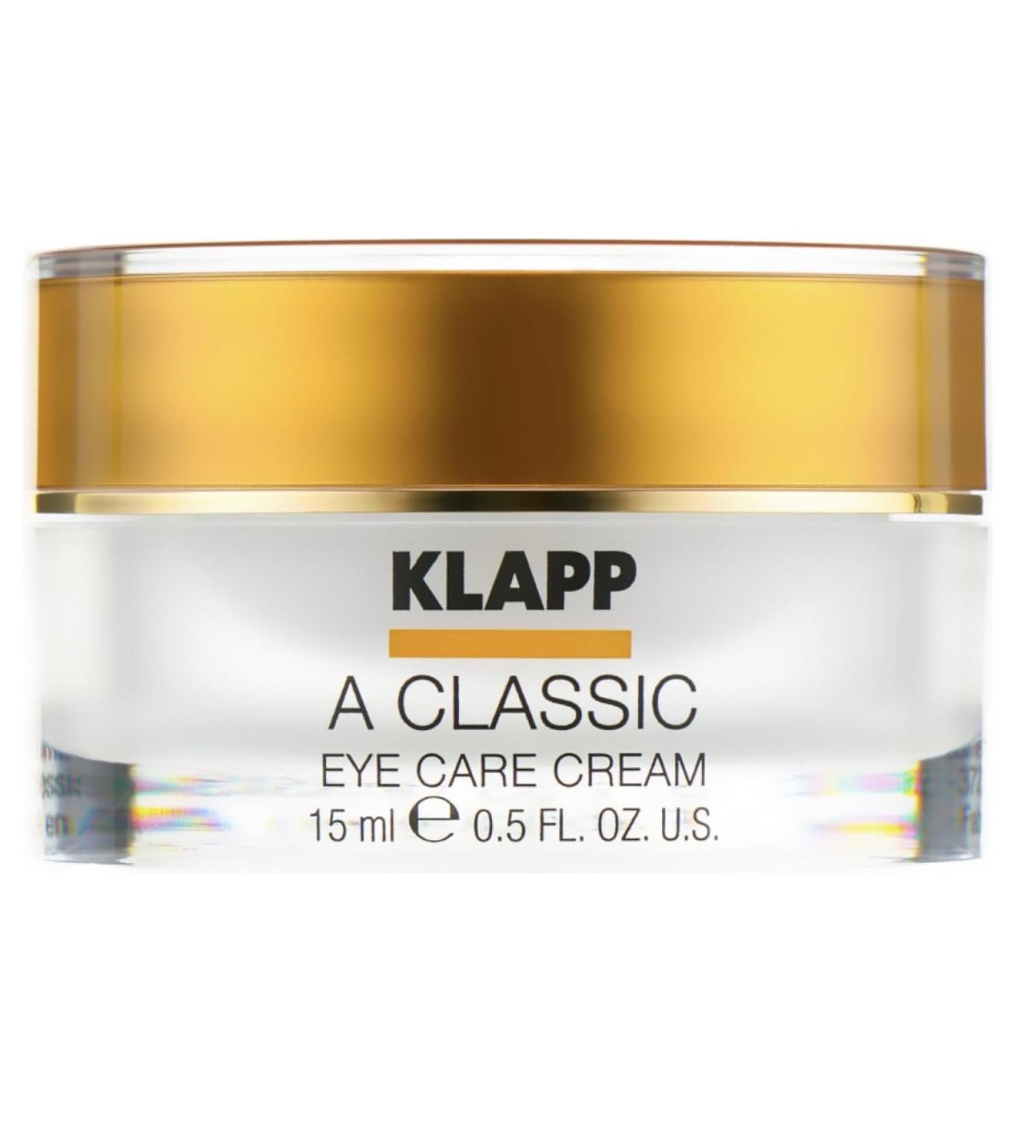 Klapp A Classic Eye Care Cream 15 ML 0.5 OZ - Buy Online on GoSupps.com