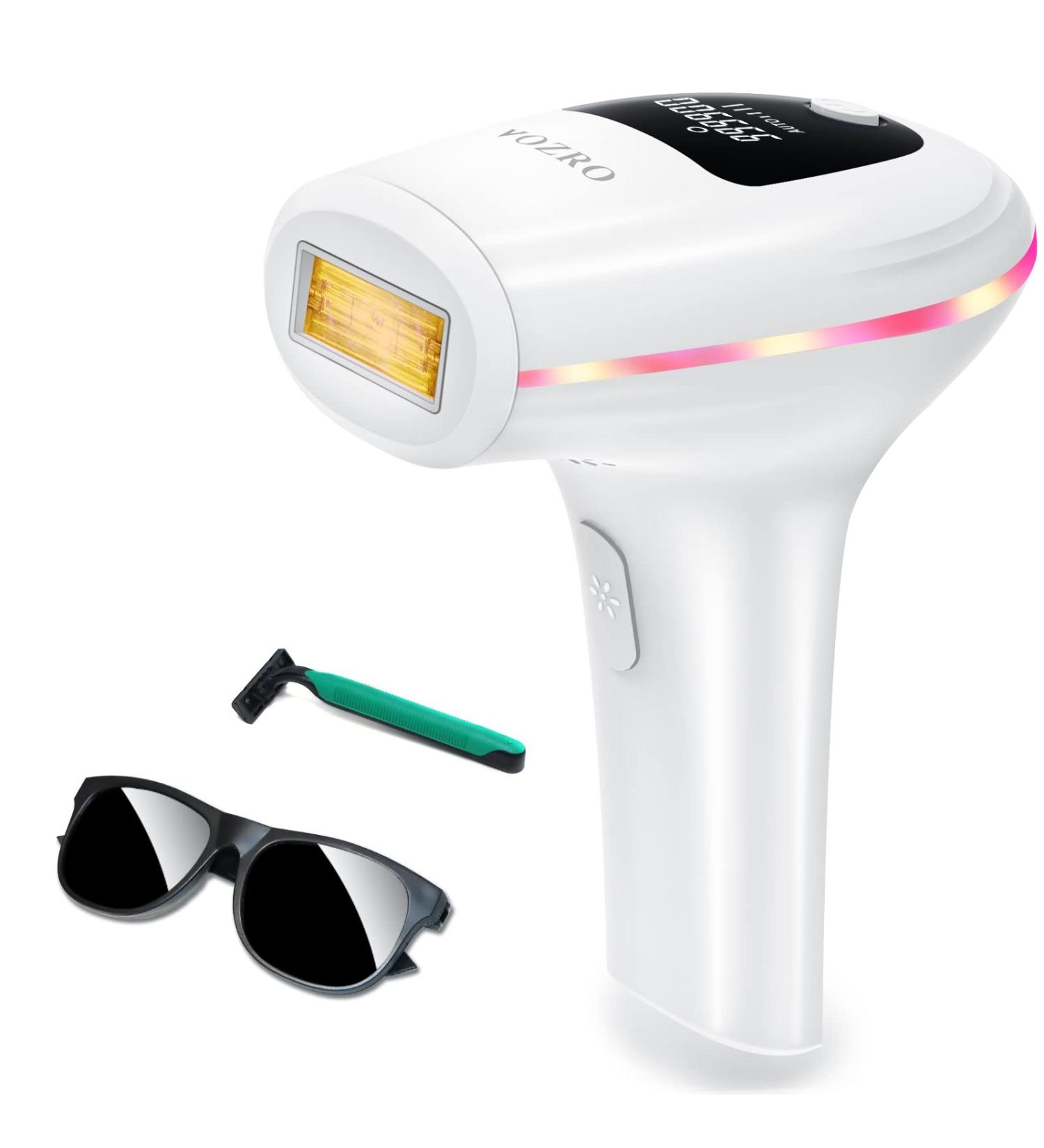 Laser Hair Removal IPL Device for Women & Men - Upgraded 999,900 Flashes, Permanent & Painless Hair Remover for Armpit, Lip, Bikini & Body - Buy Online on GoSupps.com