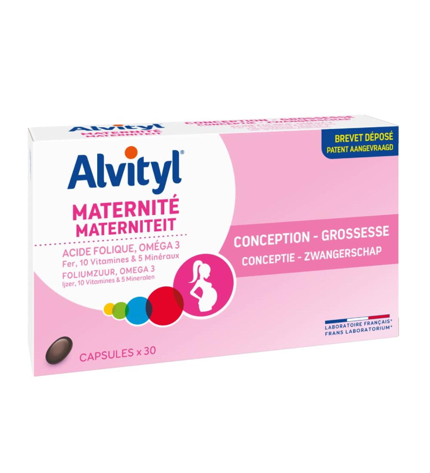 Alvityl - Conception Pregnancy - Pregnant and lactating women - Dietary supplement - Folic acid 400 g - 30 capsules - Buy Online on GoSupps.com