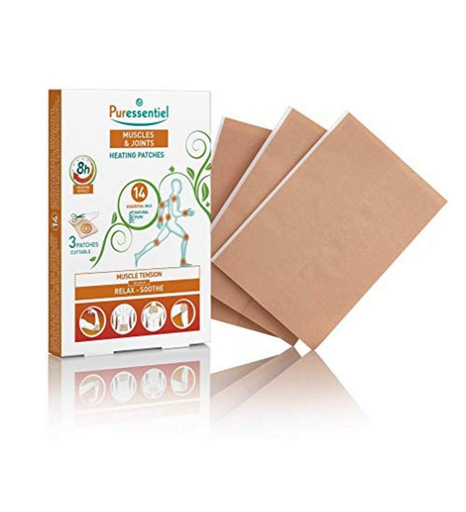 Puressentiel Muscles and Joints Heating Patches 3 Pack | Effective Pain Relief | International Shipping Available - Buy Online on GoSupps.com