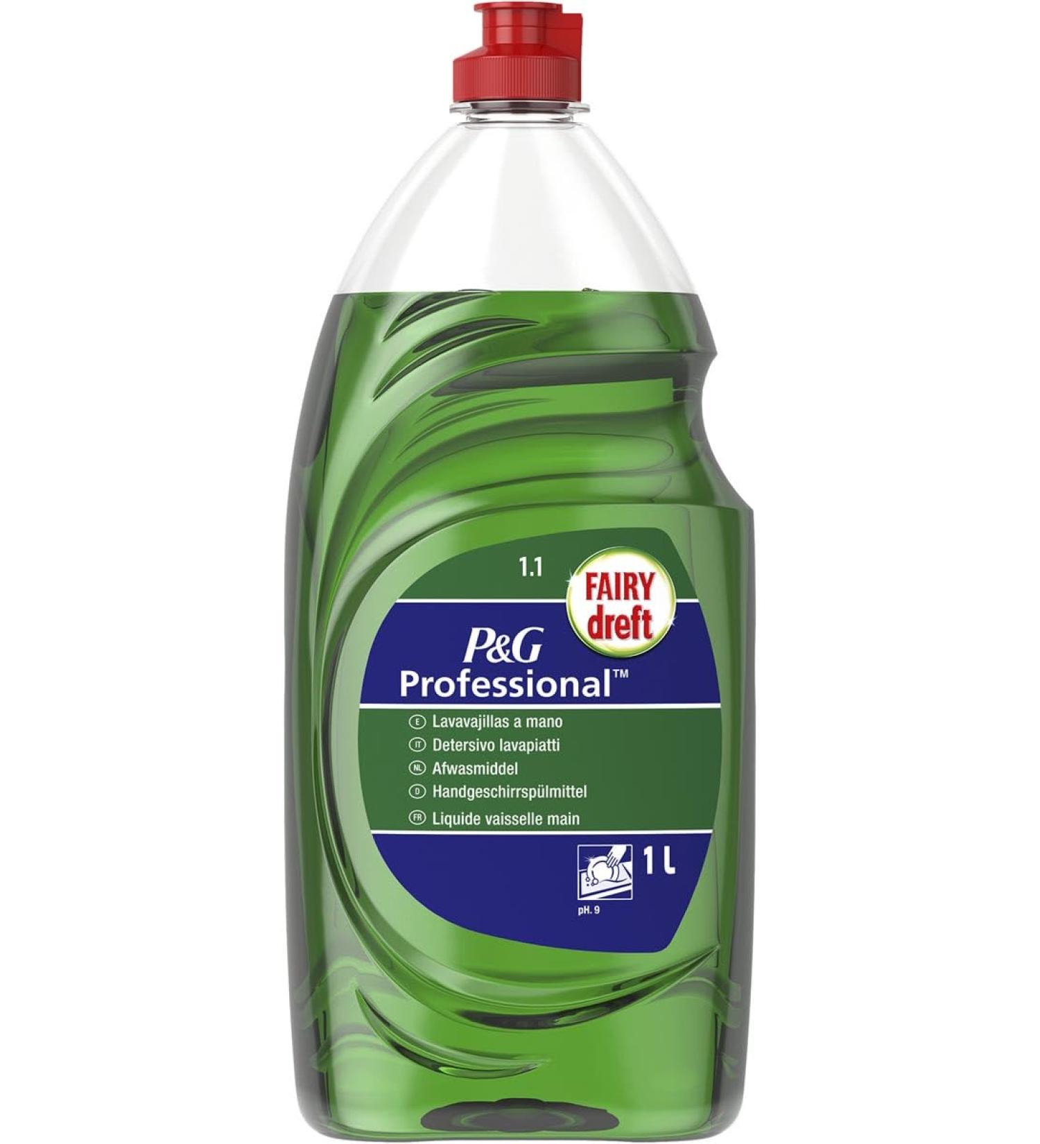 Fairy Professional Wash Up Liquid 1 Liter Pack of 8