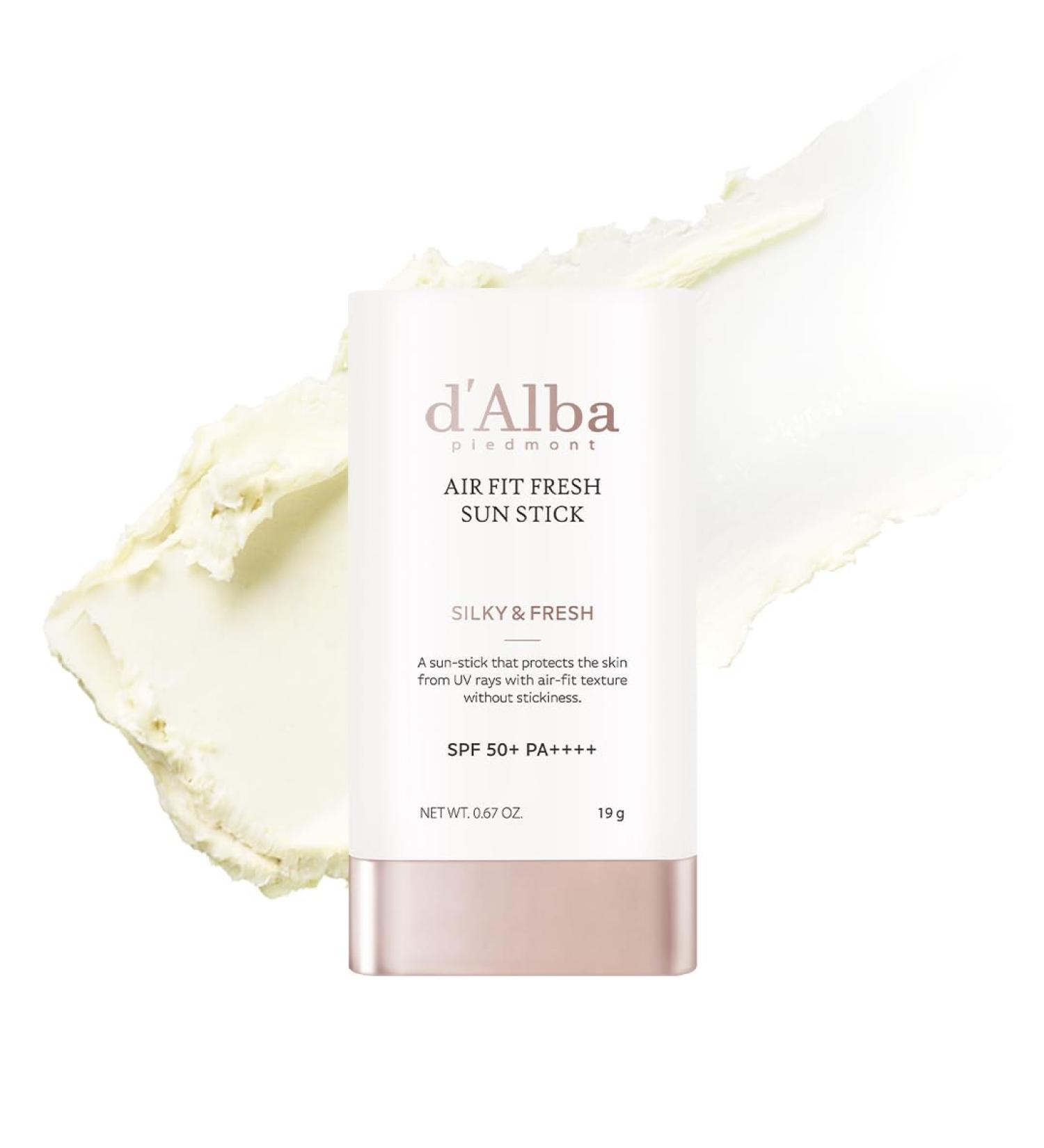 d'Alba Air Fit Fresh Stick SPF50+PA++++ Vegan Non-sticky Silky Powder Finish On-the-go Sun Protection Korean Skincare 19 g / 0.67 oz. - Buy Online on GoSupps.com