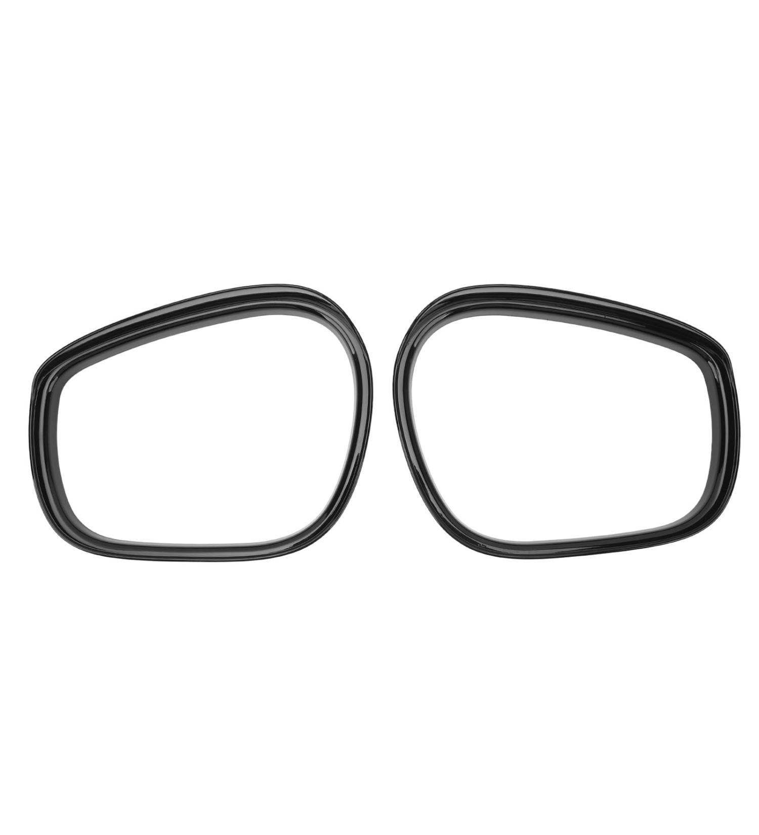 Mustang Mach E 2021-2023 Return Rain & Eyebrow Frame - Durable Scratch-Resistant Door Wing Mirror Cover in Shiny Black - Buy Online on GoSupps.com