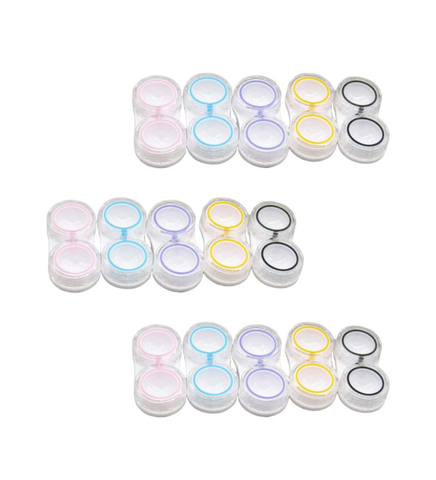 Ultechnovo 15er Box: Optimal Contact Lens Container Case Organizer for Travel - Left & Right Lens Storage Invisible Design - Buy Online on GoSupps.com