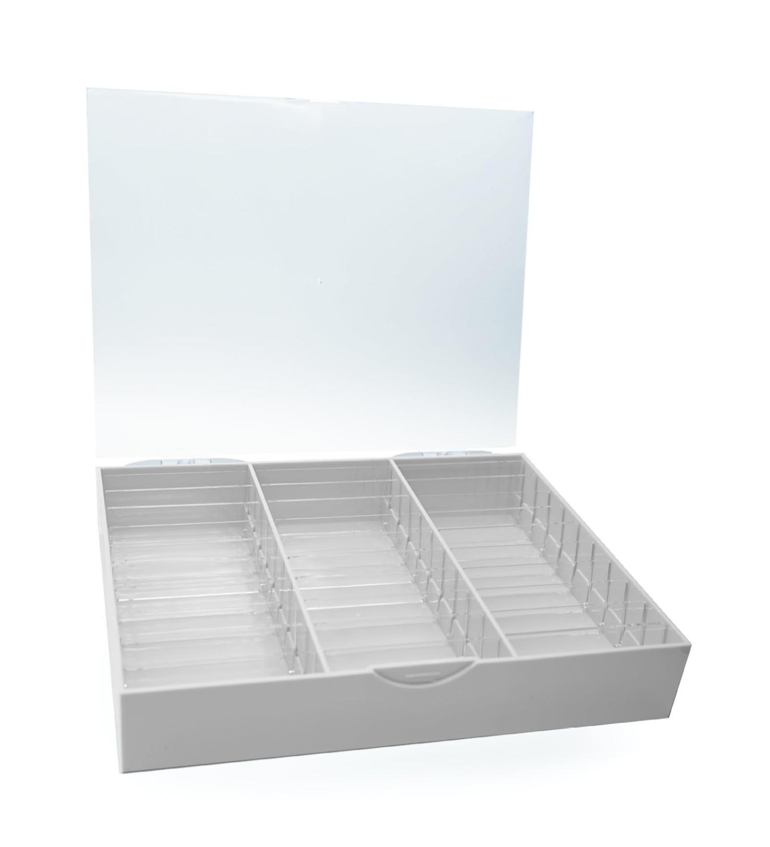 Portable Acrylic Case For Prevent Dust And Dirt Maintain The Cleanliness Suitable For Salons And Personal Use Adjustable Storage Solution White - Buy Online on GoSupps.com