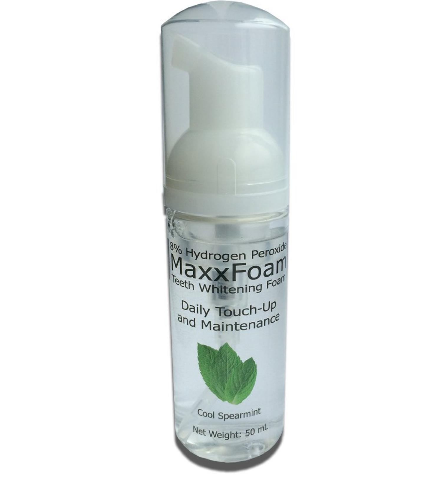 MaxxFoam Daily Teeth Whitening Maintenance | 8% Hydrogen Peroxide - Buy Online on GoSupps.com