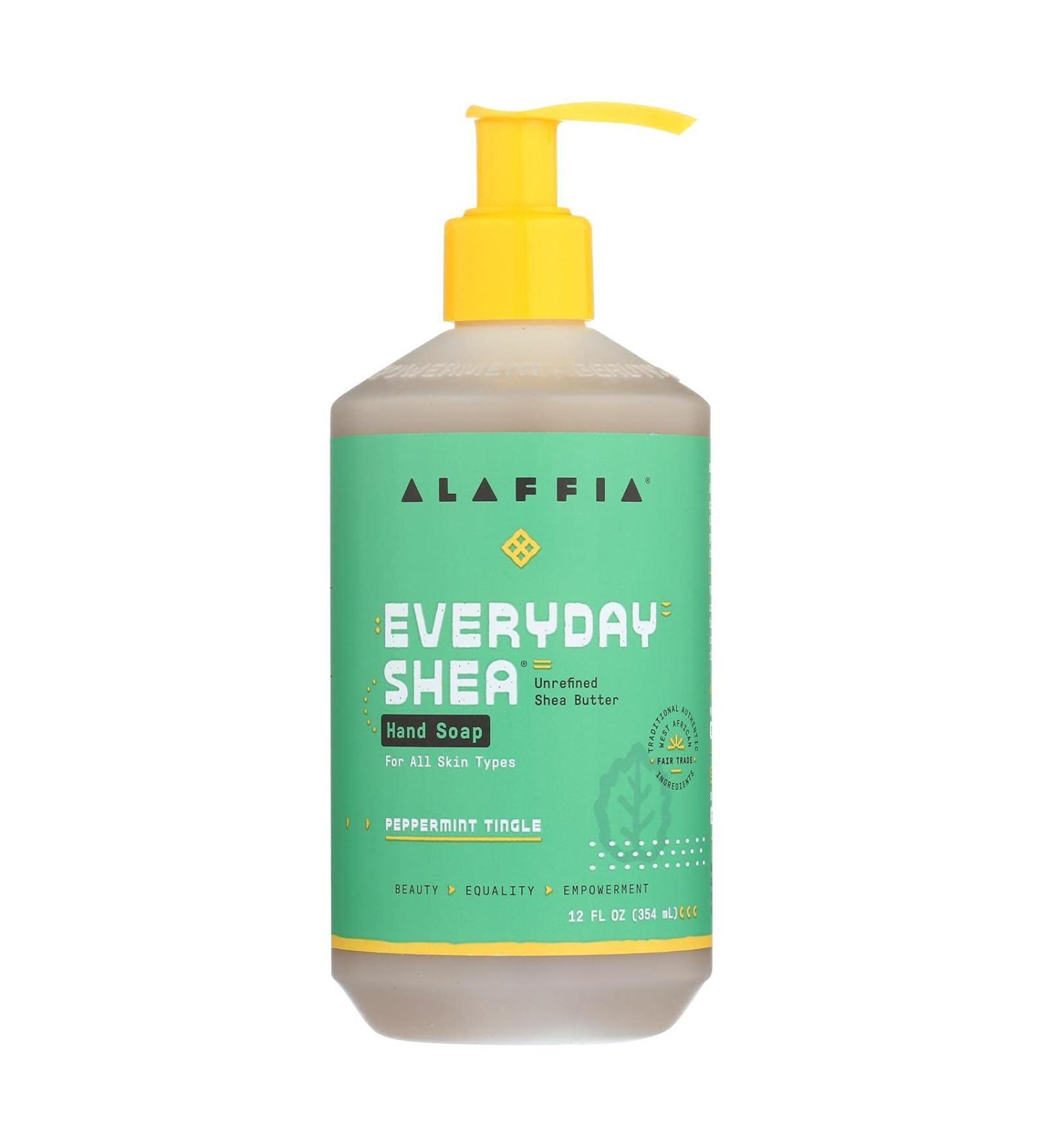 Alaffia Everyday Shea Hand Soap Peppermint Tingle 12 fl oz (354 ml)