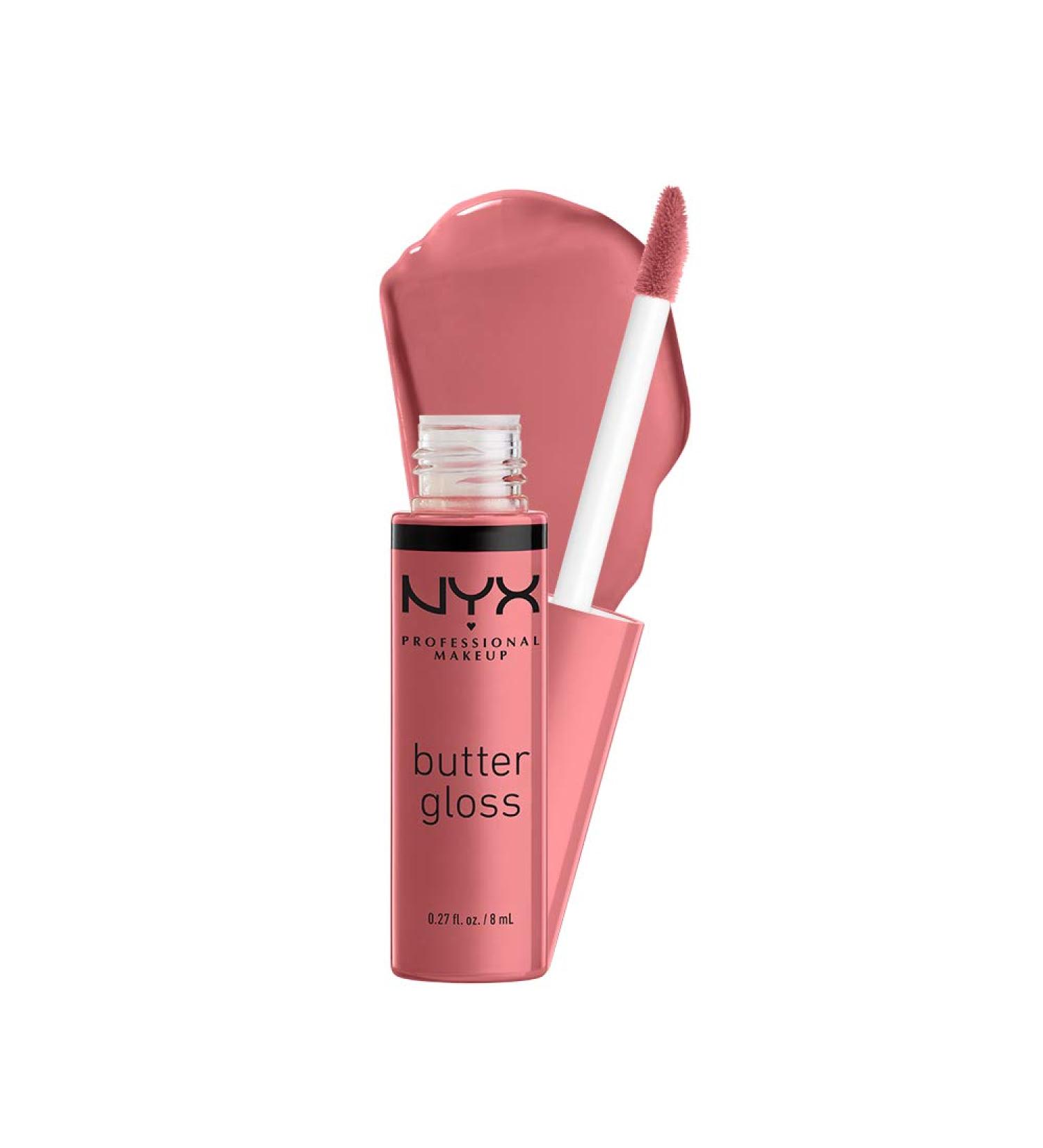 NYX Butter Gloss Tiramisu Lip Gloss | Non-Sticky, Brown Shade | 0.27 Fl Oz (Pack of 1) - Buy Online on GoSupps.com