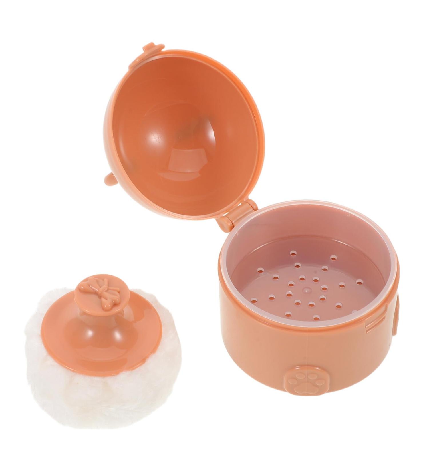 Bo te Poudre pour B b en Plastique Rechargeable 50 G Pot de Poudre Saupoudrer Forme d'Ours Couleur Caf Clair tui Hygi nique Portable Couvercle S curis pour Voyage et - Buy Online on GoSupps.com