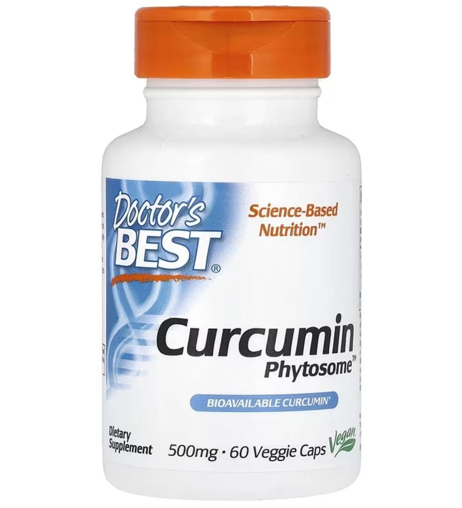 Doctor's Best - Curcumin Phytosome with Meriva | Enhanced Absorption and Antioxidant Support - 60 Softgels - Buy Online on GoSupps.com