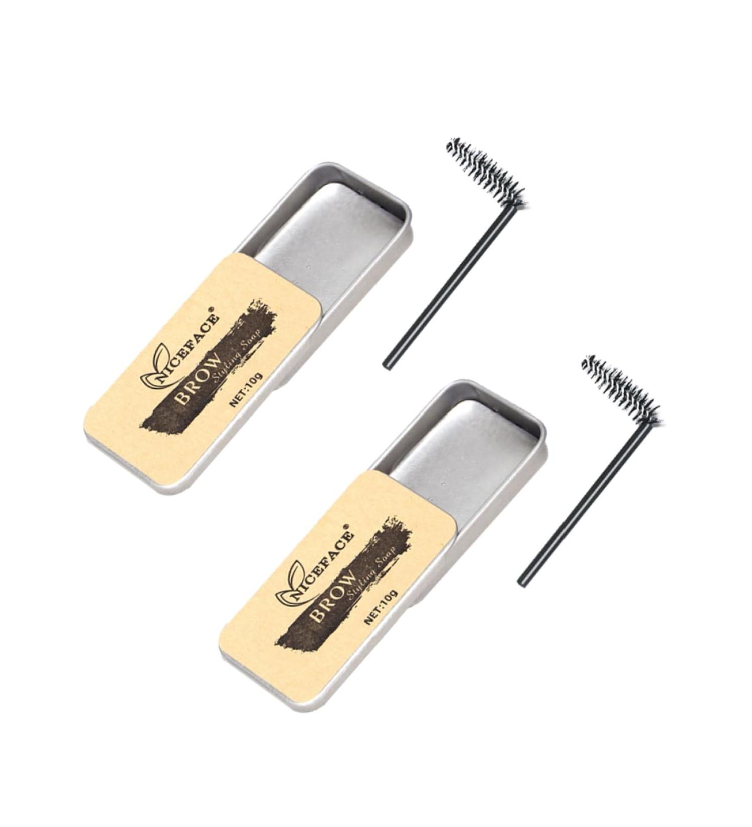 FOMIYES 2 Sets Eyebrow Soap Brow Cream Brow Styling Cream Cosmetic Supplies Eyebrow Trimming Cosmetics Miss - Buy Online on GoSupps.com