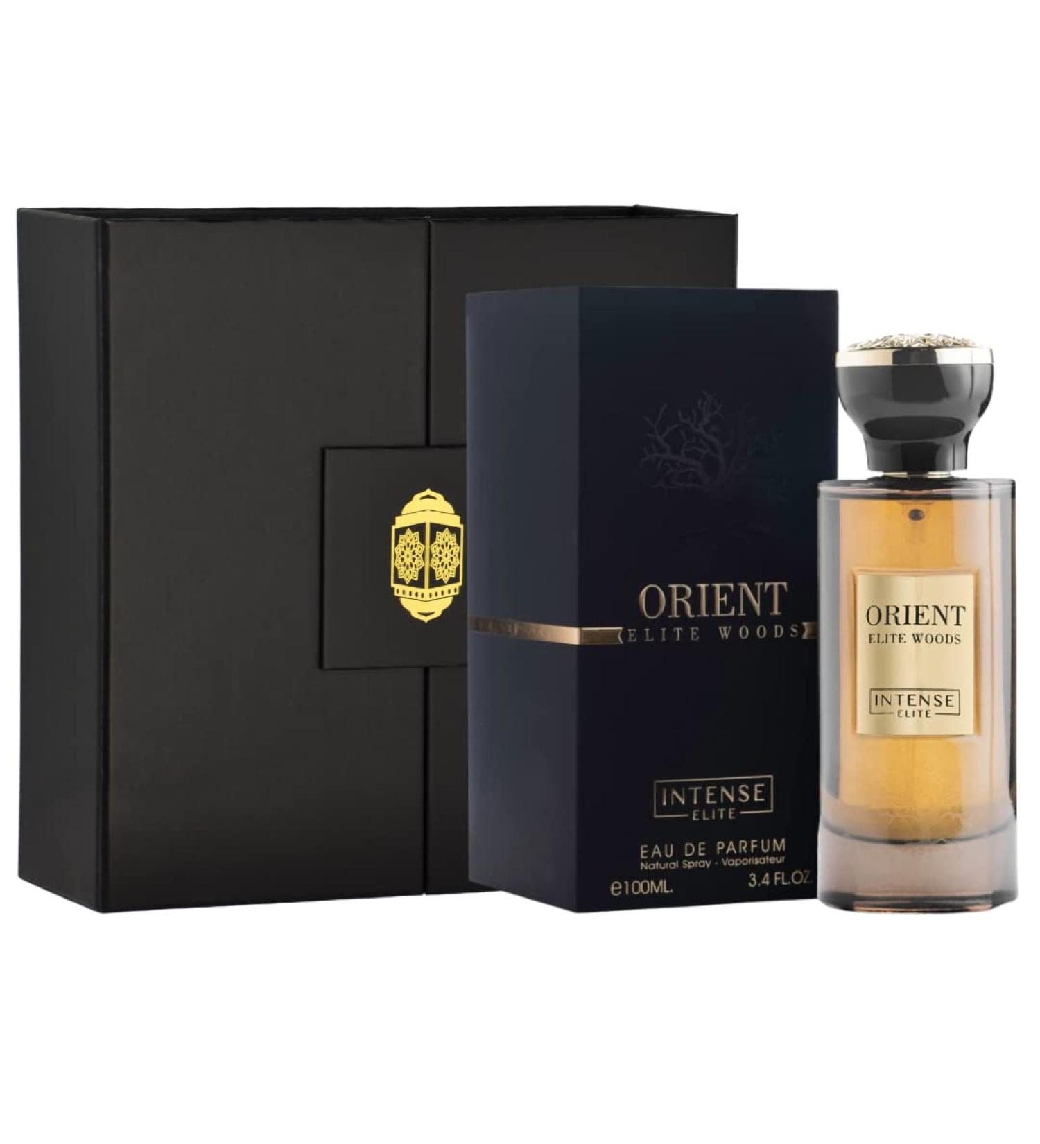 Orient Elite Woods for Men EDP - Eau De Parfum 100ml(3.4 oz) with Magnetic Gift Box Perfect For Gifting | Christmast Gift Basket Holiday Gift Box Perfume Oud perfume Perfumes for men Men's fragrances Fragrance Men's eau de parfum | Clove Saffron Rose Patc - Buy Online on GoSupps.com