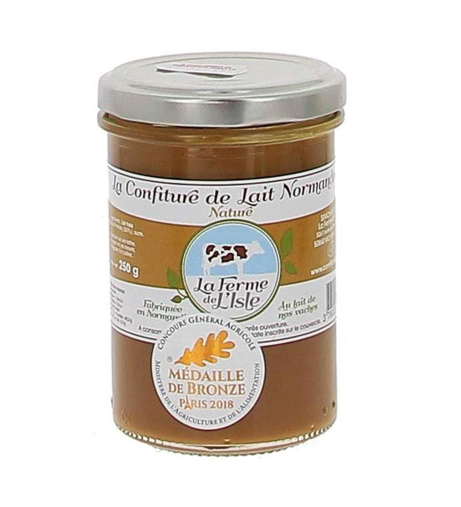 Normandie Plain Dulce de Leche Jam from Ferme de l'Isle - 250g Jar - Normandy Products