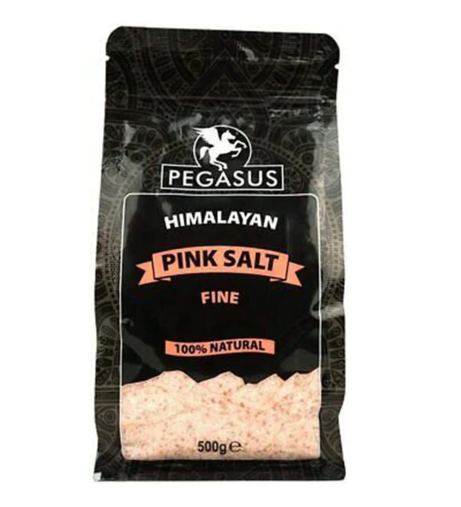 2 x Pegasus Himalayan Pink Salt Fine Pouch 6 x 500g