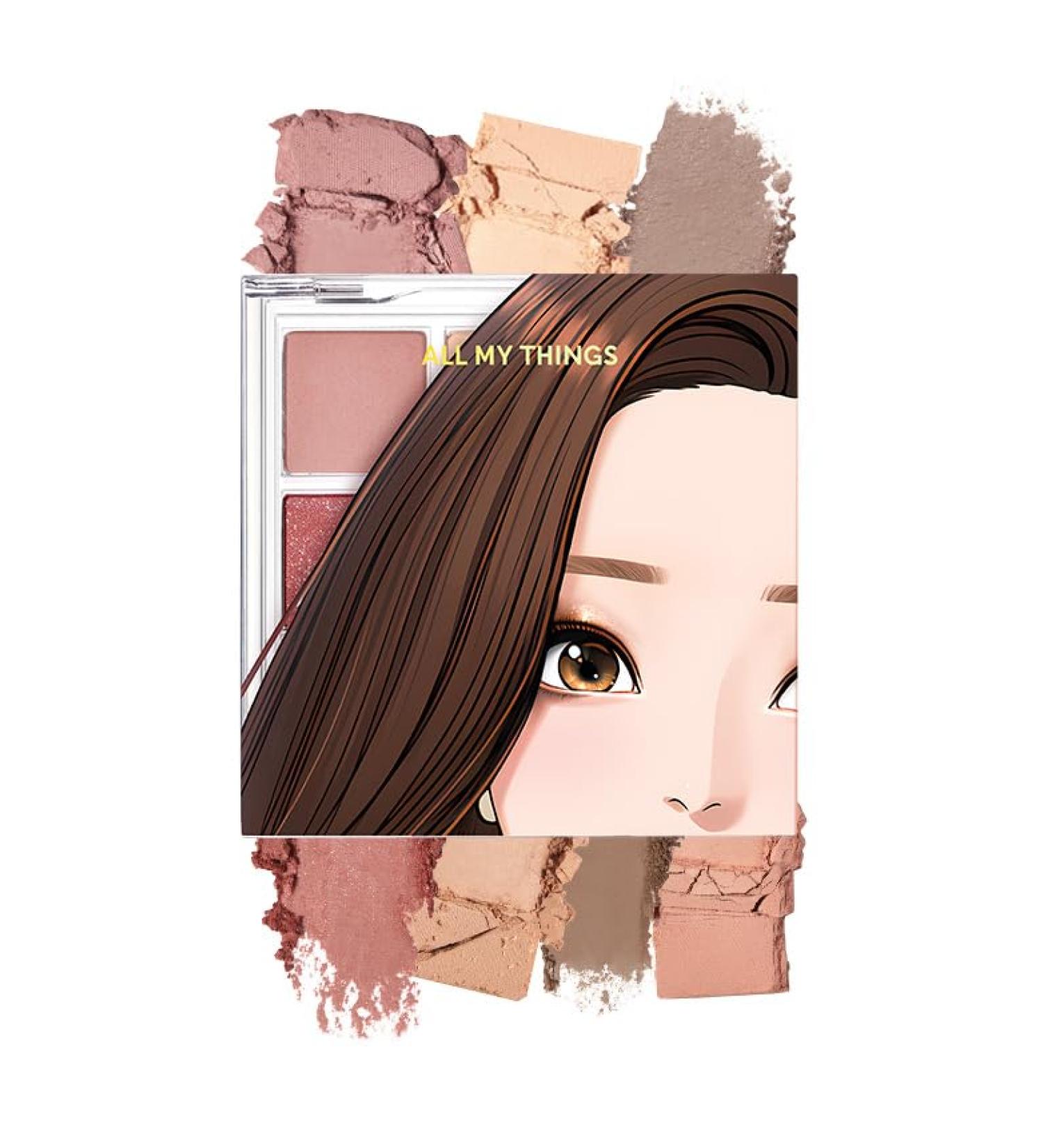 AMTS True Beauty Dear Rose Eyeshadow Palette - Highly Pigmented Matte & Shimmer - Long Lasting K-Beauty Makeup | International Shipping Available - Buy Online on GoSupps.com