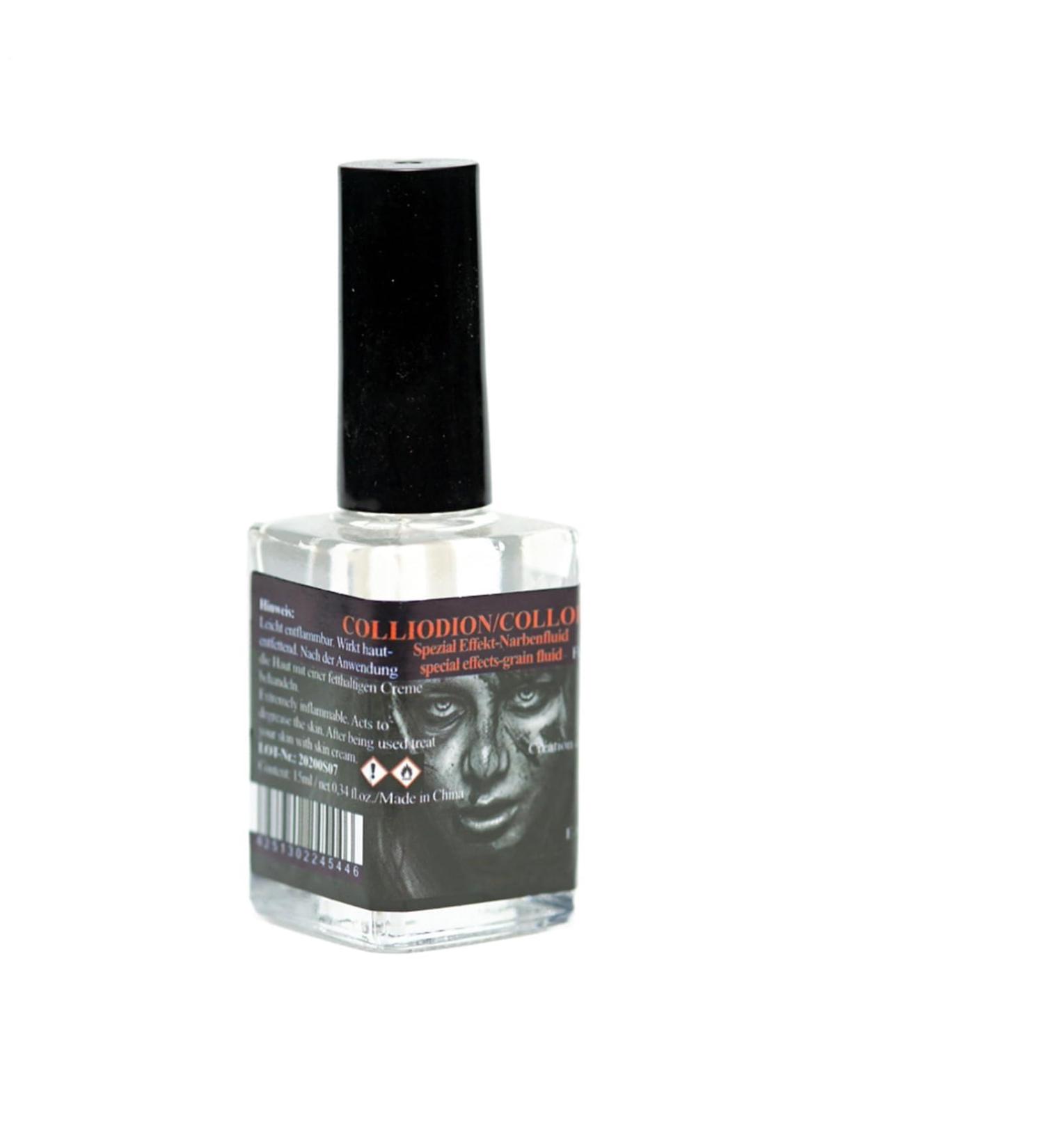 Liquid Scar Paint | 15ml Halloween Liquid Scar Paint with Brush Makeup for Skin Effects for Face Body Costume Cosplay Halloween Photography Role-Playing - Buy Online on GoSupps.com