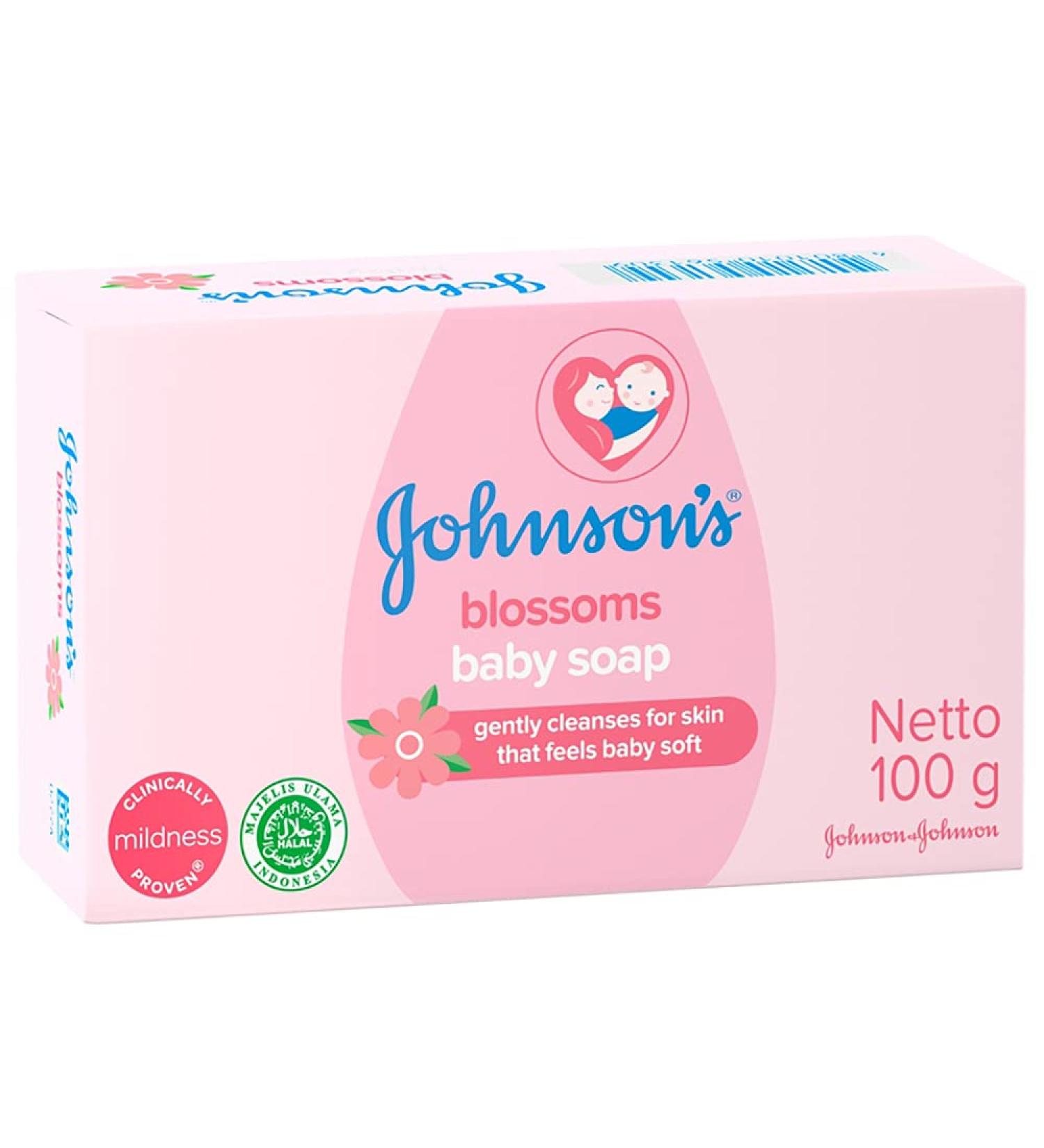 Johnson's Baby Soap Blossoms 3.5 Oz - Pack of 12 | Gentle Baby Lotion Soap - Buy Online on GoSupps.com
