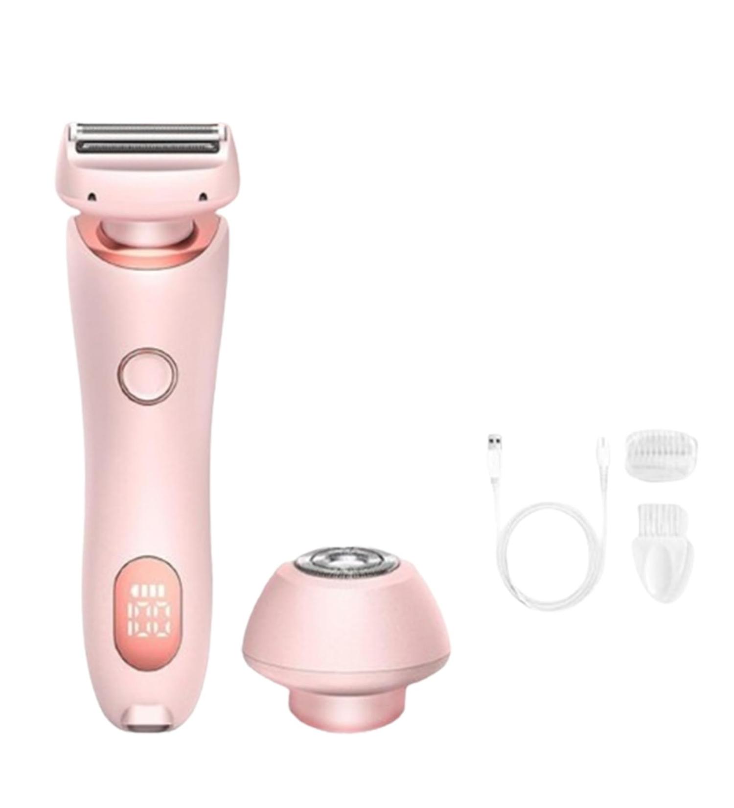 Duskofficial Razor Beautibloom - Elegance Portable Shaver SilkShave 2 in 1 Electric Shaver Razors for Women Elorixa Razor Epilator Trimmer for Women Wet Dry Shaver Women (Pink) - Buy Online on GoSupps.com