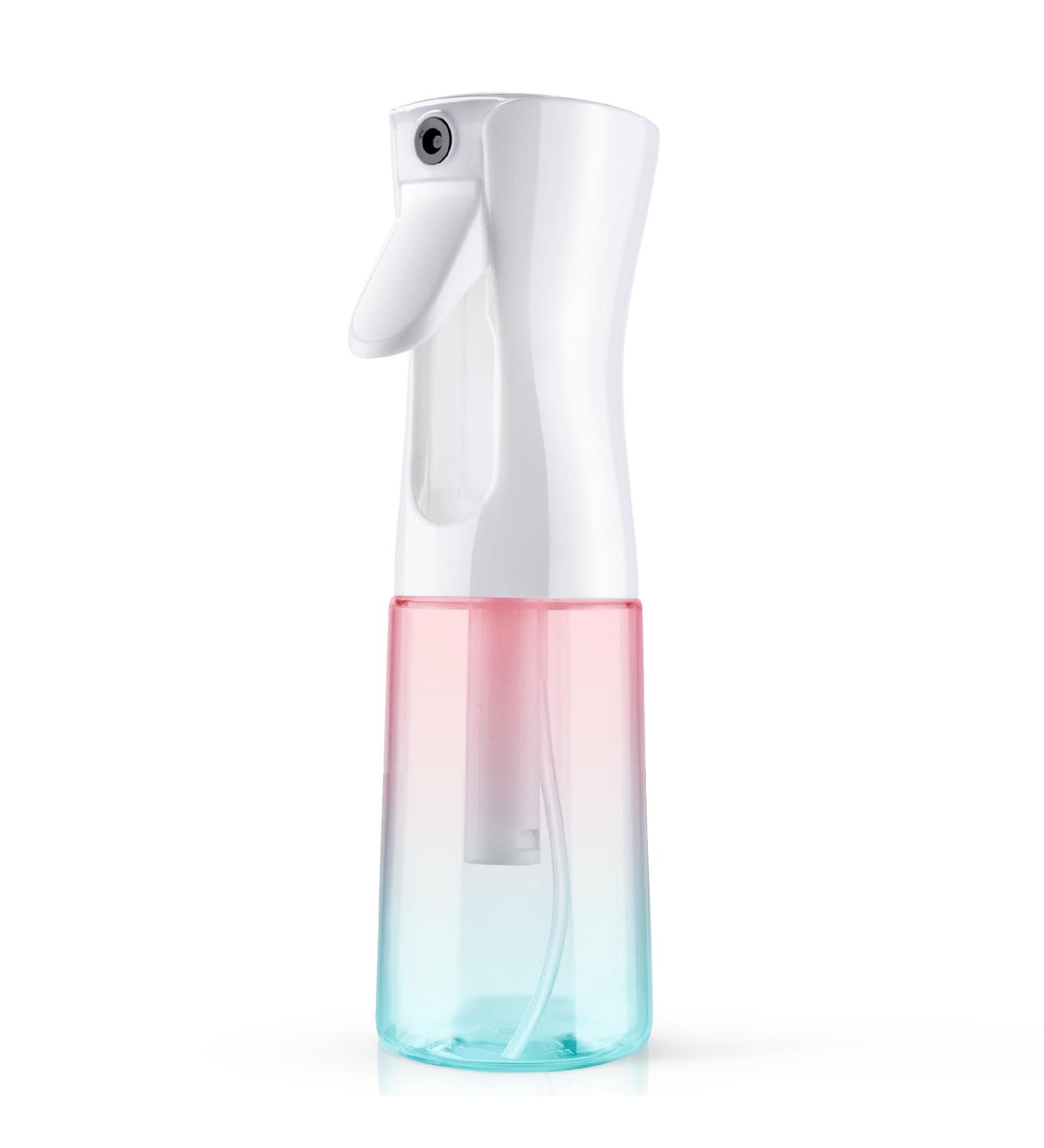 Uraqt 200ml Atomizer Spray Bottle Gradient Pink Green | Perfect for Hair Styling Plants & Cleaning - Buy Online on GoSupps.com
