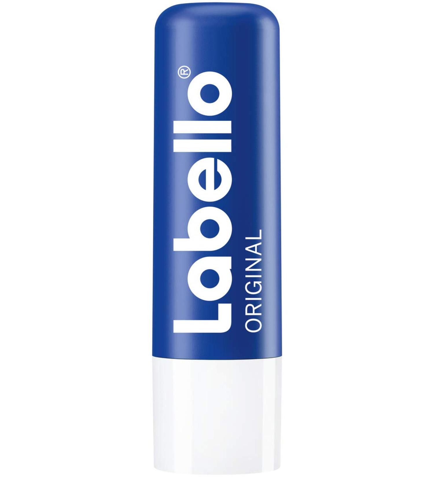 Labello Original Lip Care Stick 1-Pack (4.8g) | Natural Lip Balm Without Mineral Oils | Protects & Nourishes Lips - Buy Online on GoSupps.com