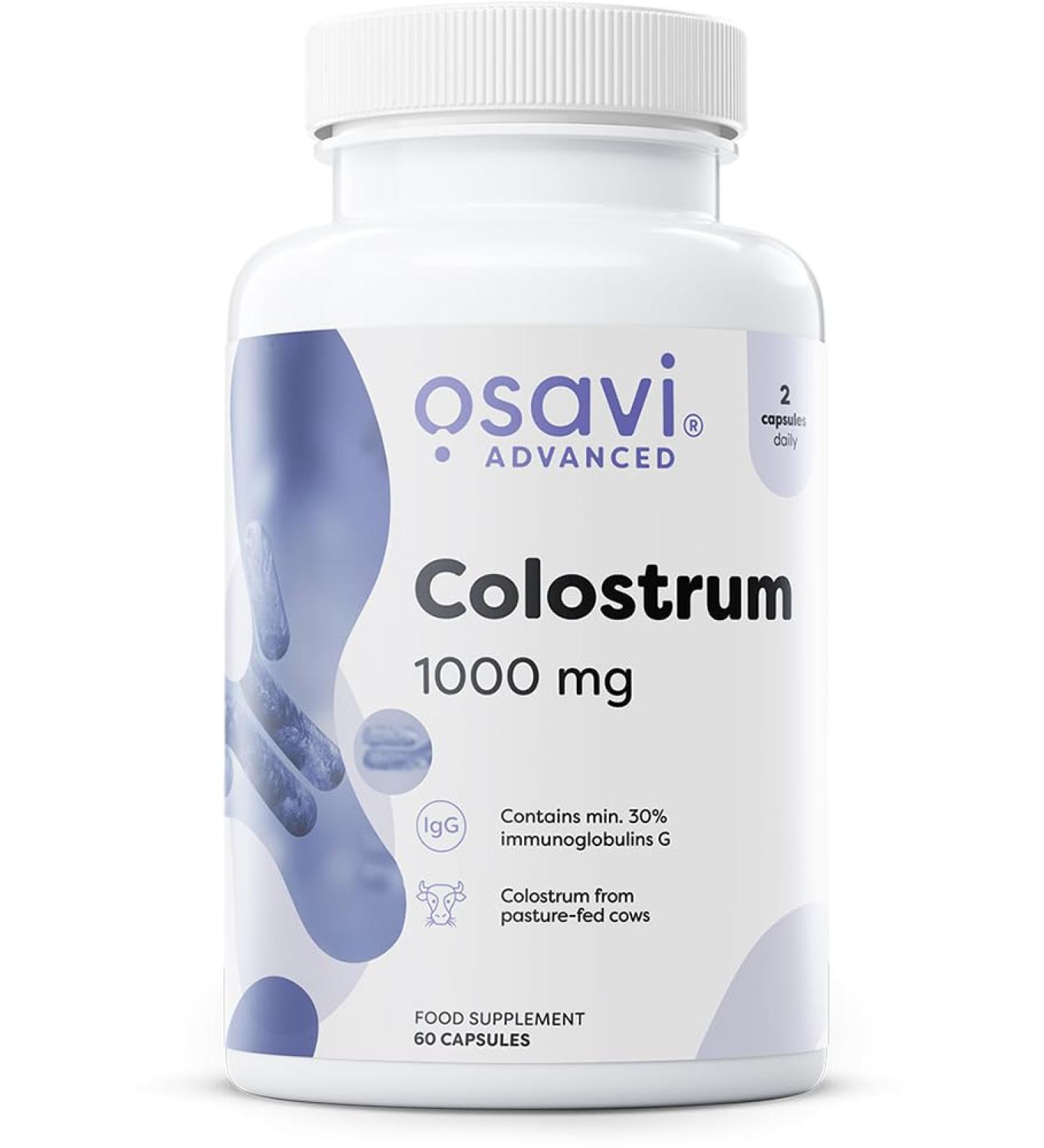 Osavi Colostrum 1000mg 60 caps - Buy Online on GoSupps.com