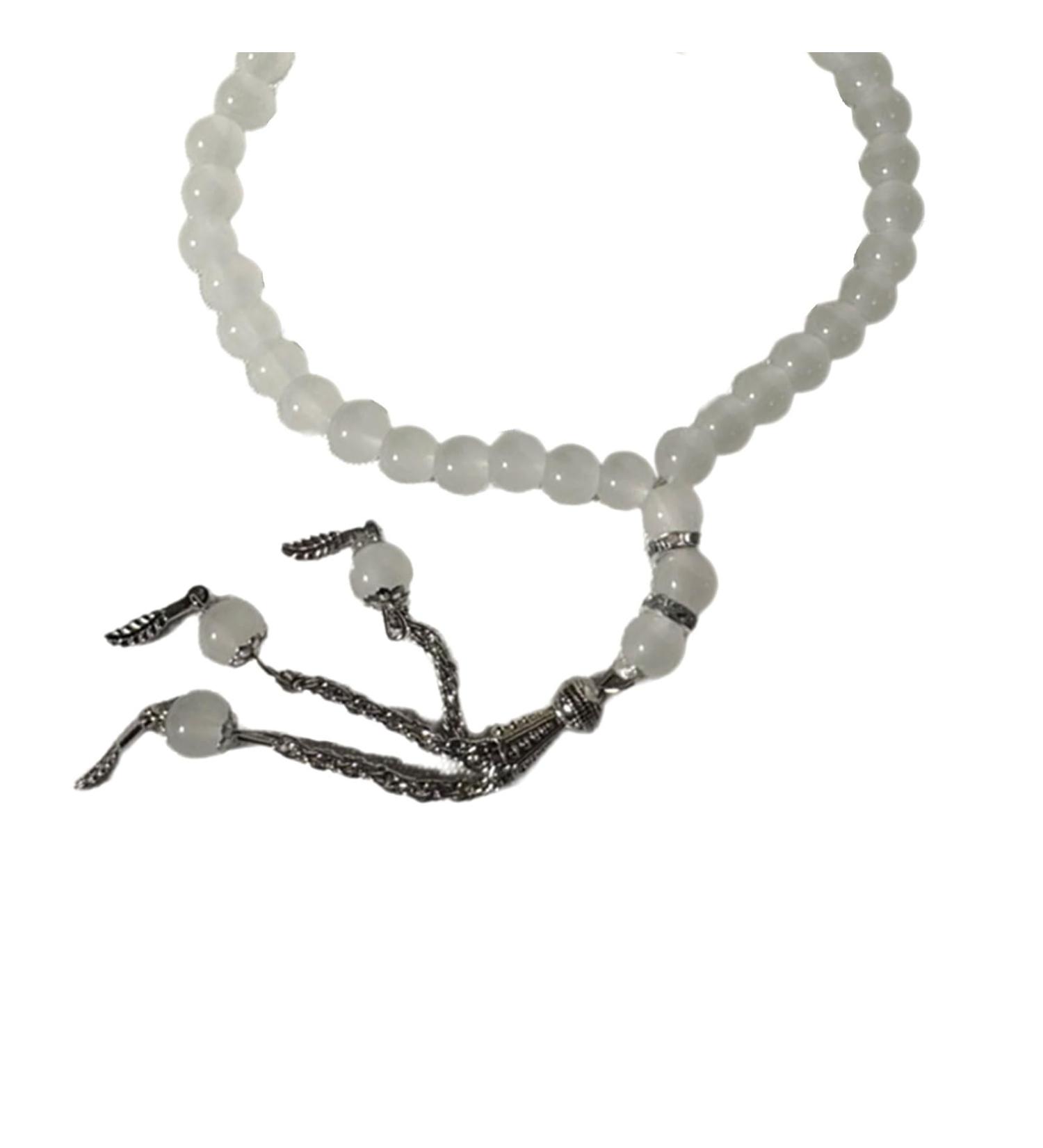 Oralgo's Handmade 99 Prayer Pearl Tasbih | Traditional Muslim Rosary Bracelet | Perfect Gift for Islamic Jewelry - Buy Online on GoSupps.com