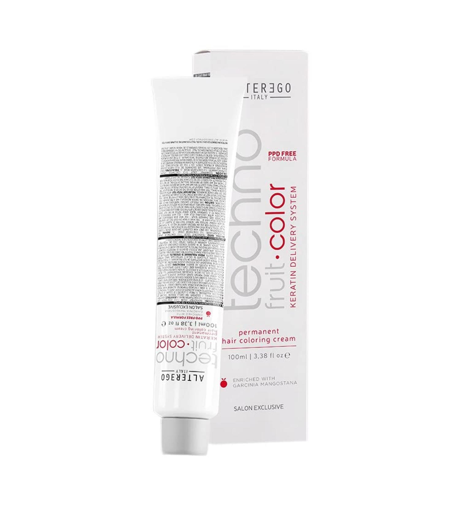 Technofruit Color 6/72 Dunkelblond Marone Violett 100ml 6/72 brown iris