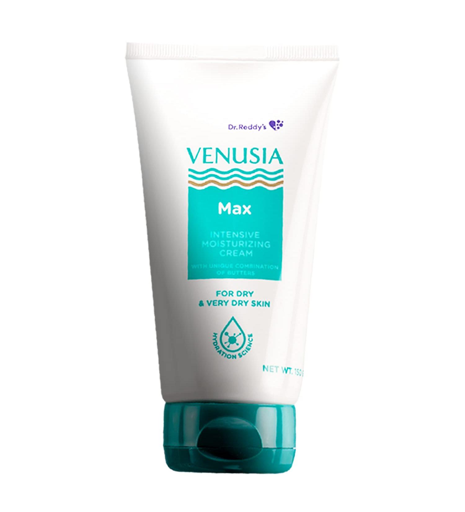 Buy Venusia Max Moisturising Cream 150 gm - International Shipping Available | Best Hydration for Dry Skin - Buy Online on GoSupps.com