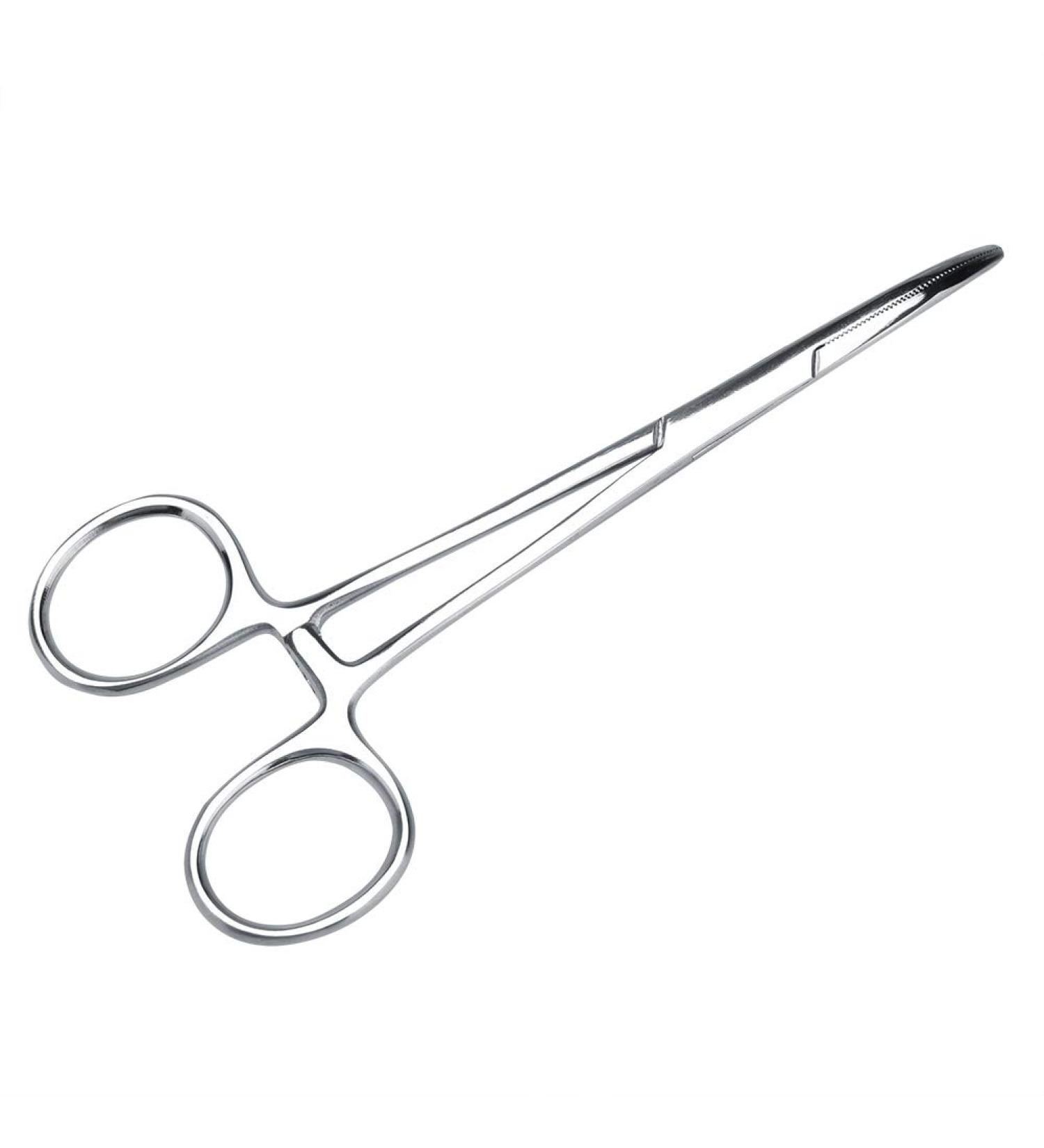 Hemostat Zonge Stainless Steel Pet Ear Cleaning Scissors - Curved Pointed Anti-Slide Tool for Dogs & Cats - Buy Online on GoSupps.com