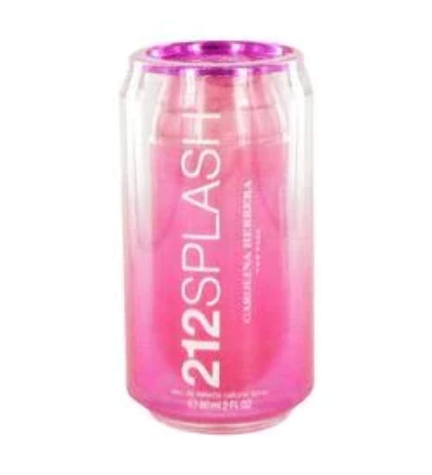 212 Splash By Carolina Herrera For Women. Eau De Toilette Spray 2.0 Oz Limited Editon 2007