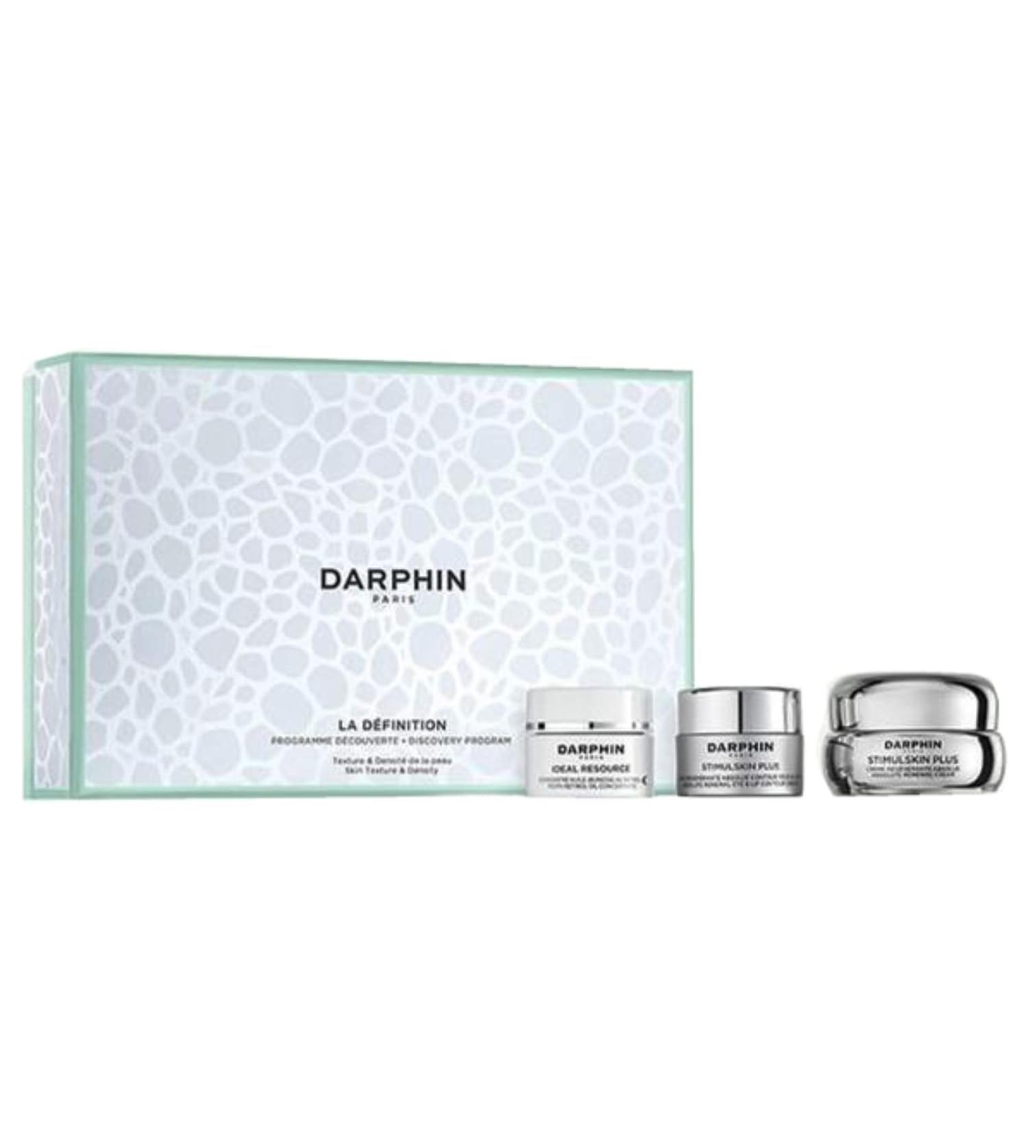 Darphin Paris La Definition Discovery Program 3 Piece Skin Texture & Density Set .67 Ounce total Blue