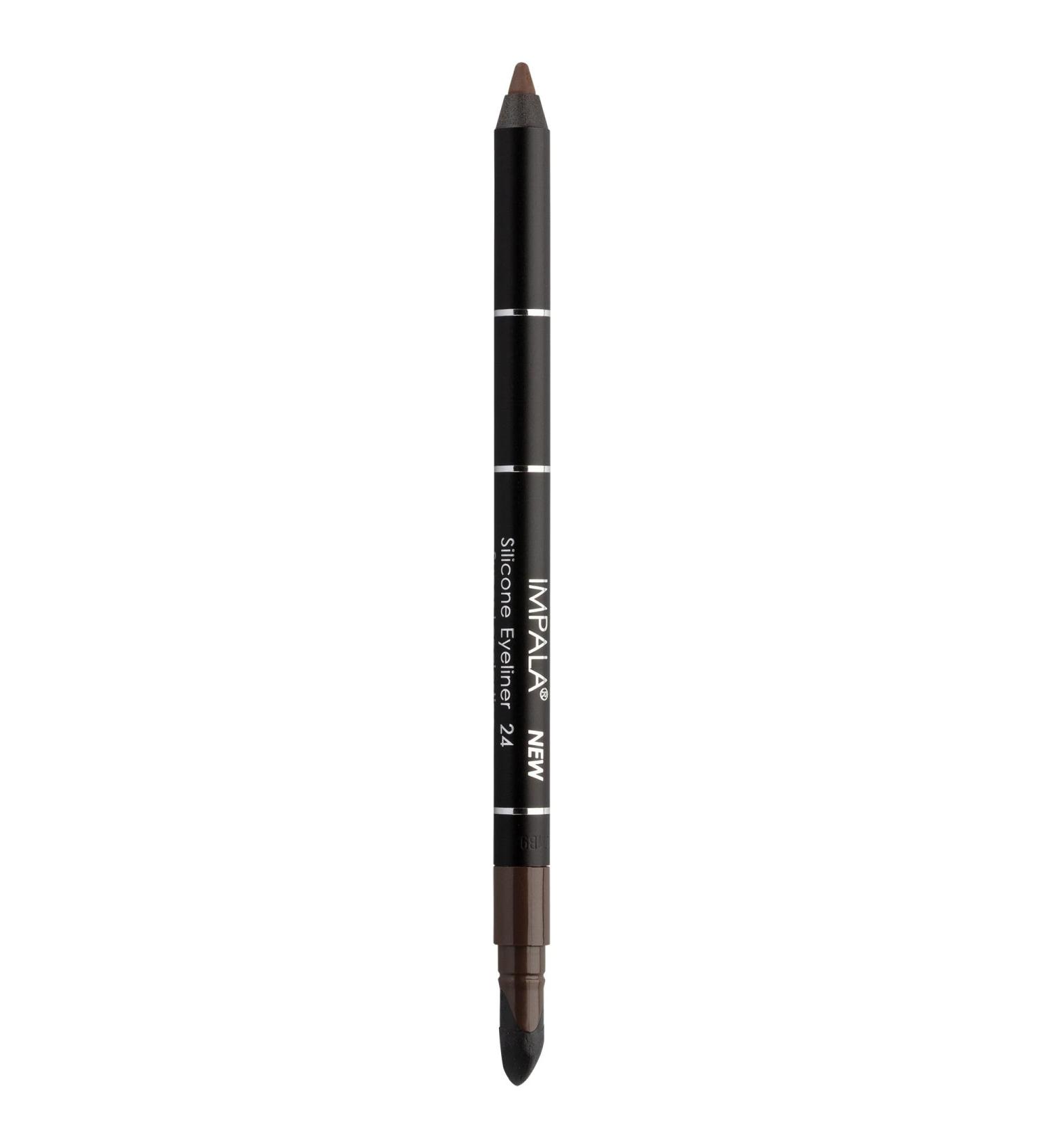 IMPALA Waterproof Eyeliner No. 24 - Silicone Matte Brown | Defined Line or Smudged Effect | Creamy & Long-Lasting | Water-Resistant - Buy Online on GoSupps.com