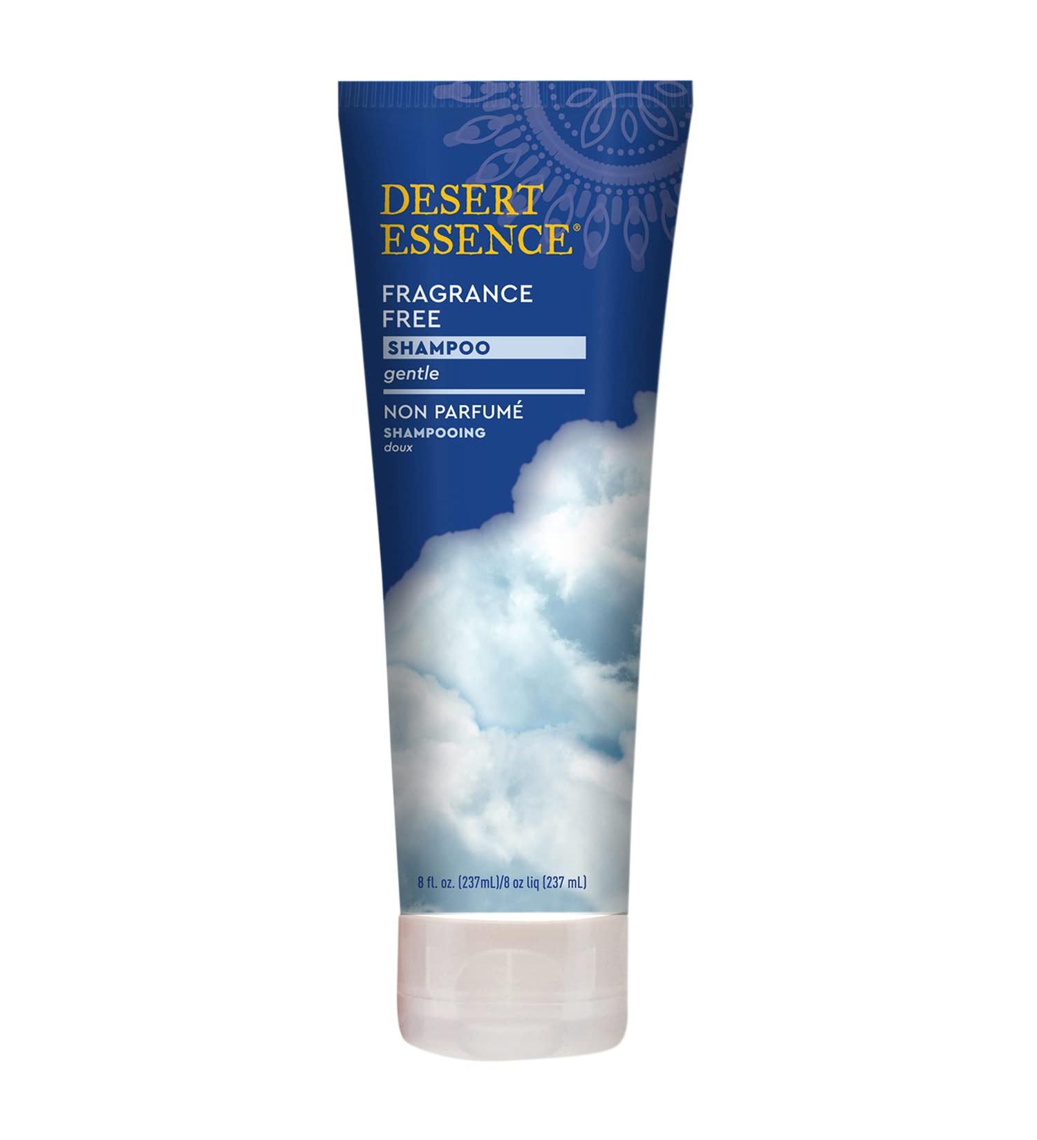 Desert Essence Organic Fragrance Free Shampoo - 2 Pack, 8 fl oz - Pure Unscented with Aloe Vera and Jojoba Oil - Soothes Sensitive Scalp, Nourishing Formula - No Parabens - Buy Online on GoSupps.com