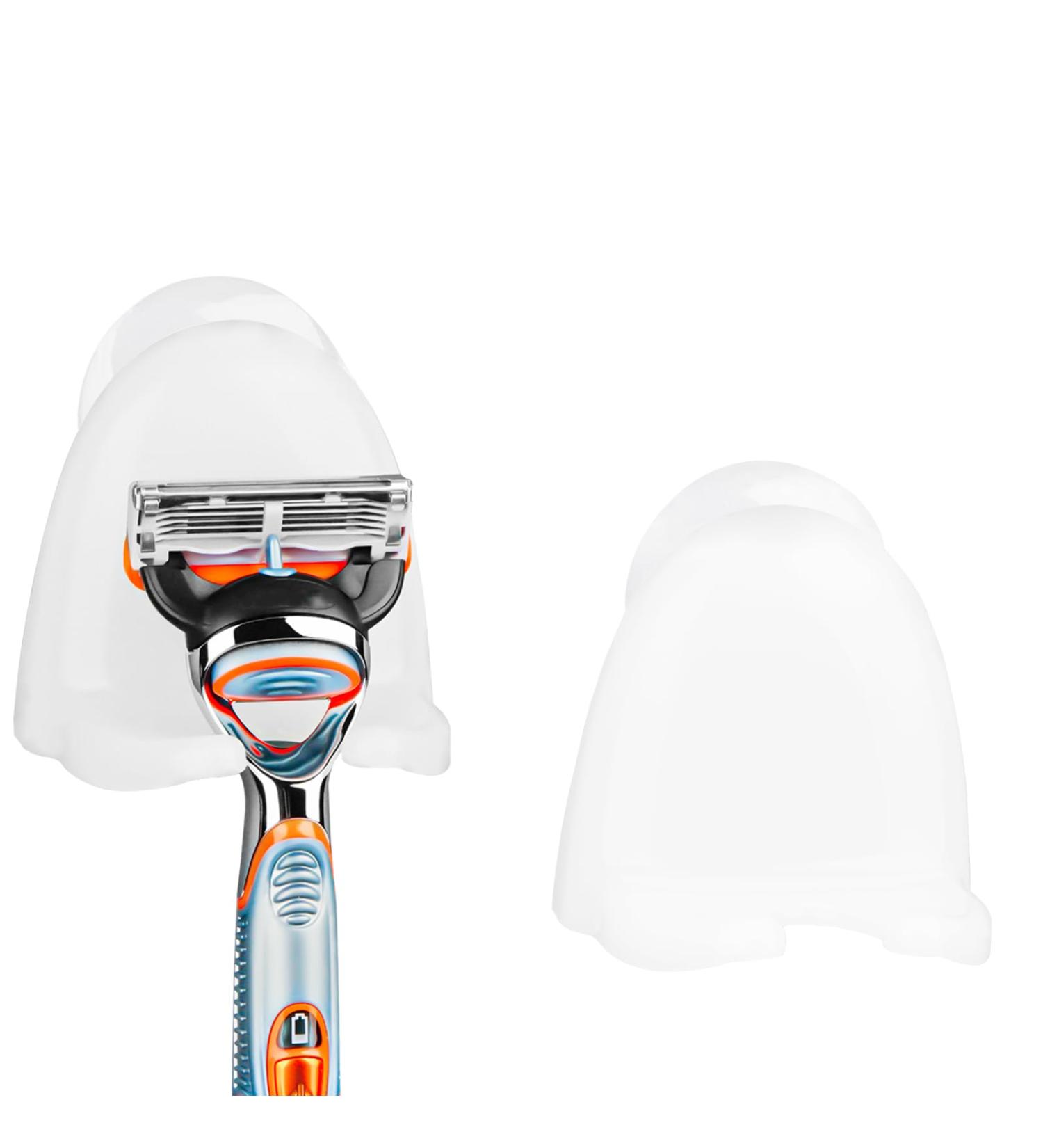 Buy Linkidea 2-Pack Razor Holder for Shower - Suction Cup Razor Hanger Compatible with Venus Platinum Fusion 5 Proshield Proglide MACH 3 Classic (White) - International Shipping Available - Buy Online on GoSupps.com