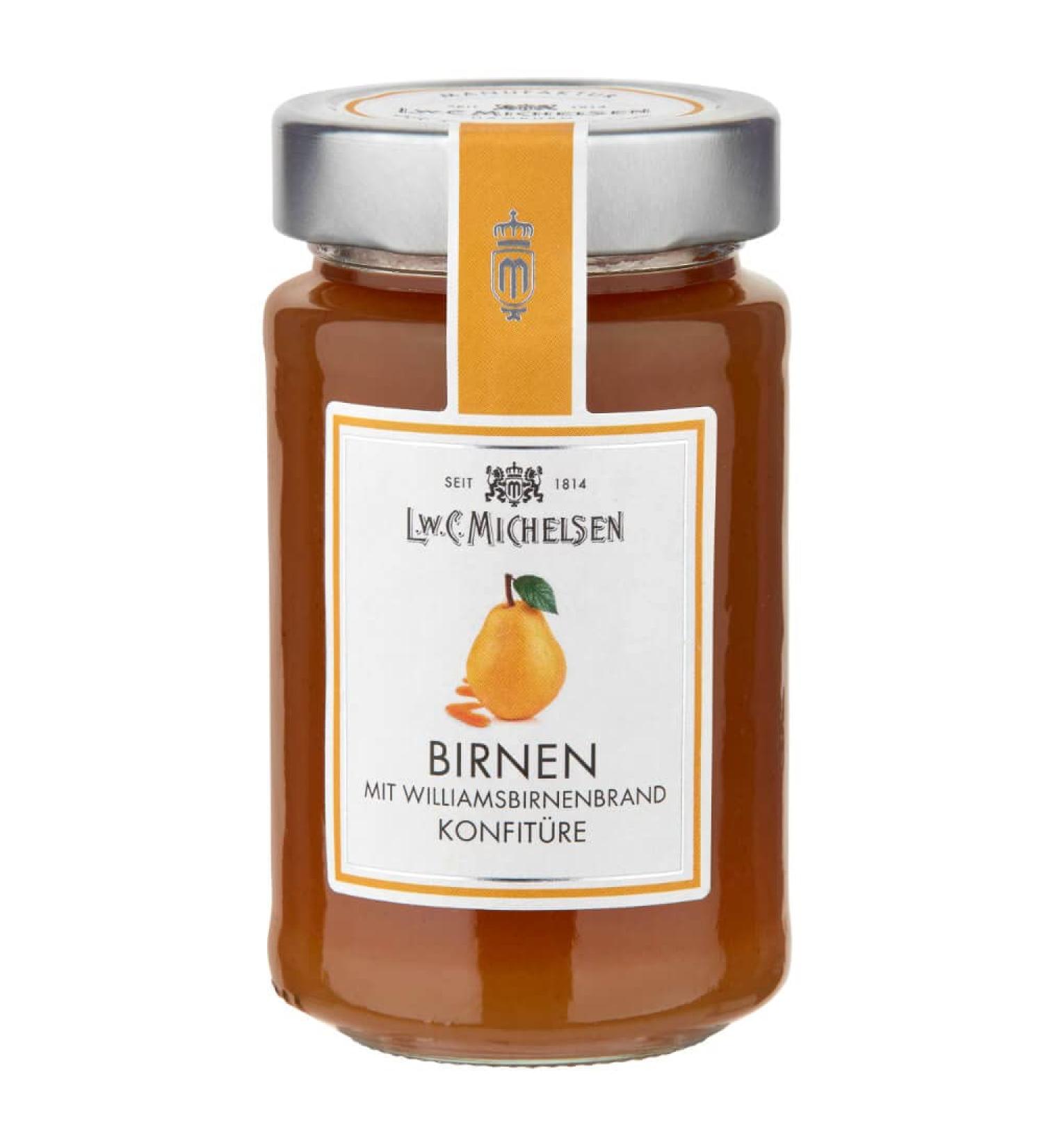 L.W.C. Michelsen Pear Confit with Williamsburn Fire (280g) | Natural & Additive-Free | Premium Fruity Spread | High-Quality Gourmet Food - Buy Online on GoSupps.com
