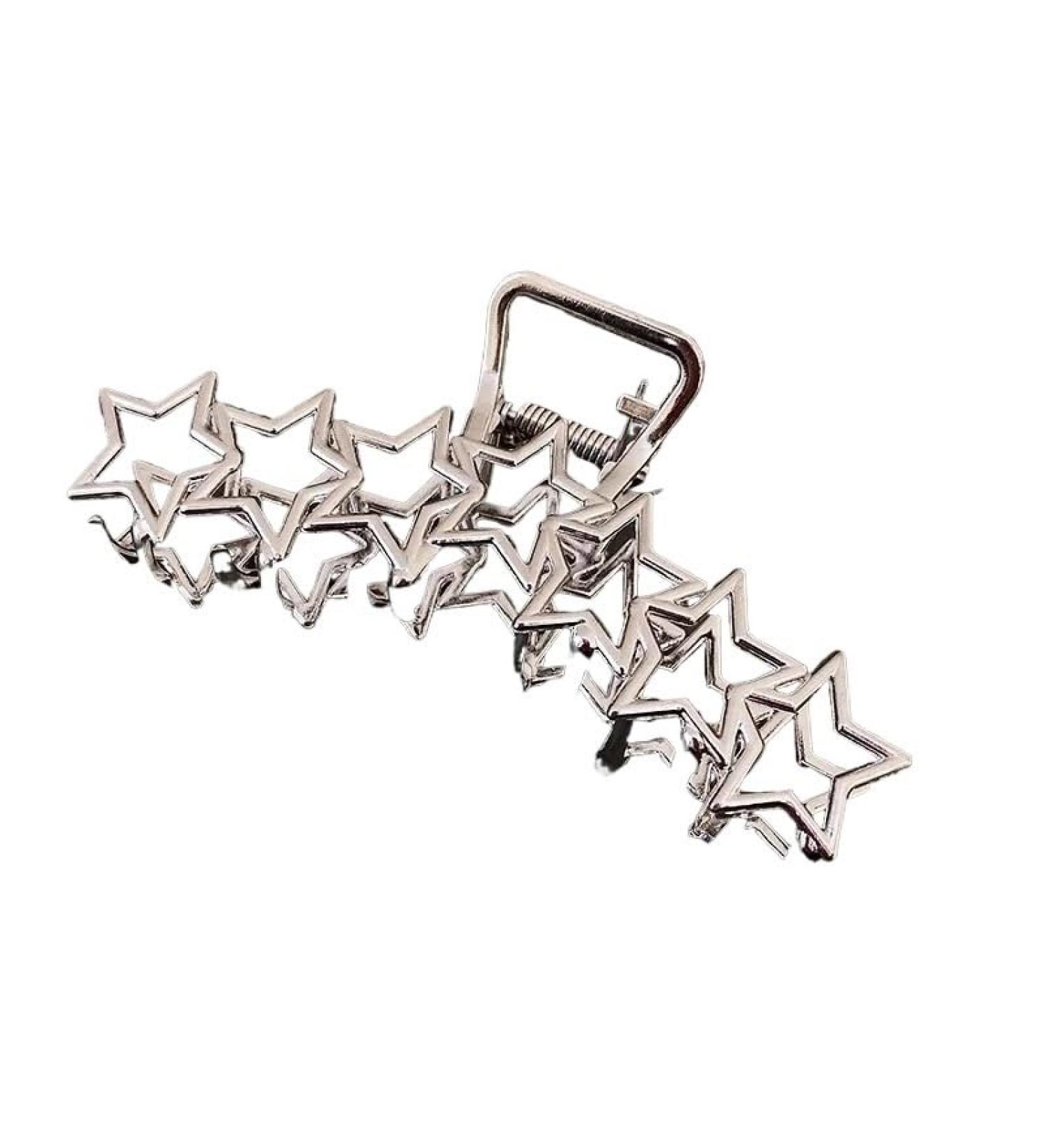 Hair Clips For Women Claw Clips Bow Hair Clips Claw Clips Claw Clips For Thick Hair Large Hair Clips(Color:Star) - Buy Online on GoSupps.com