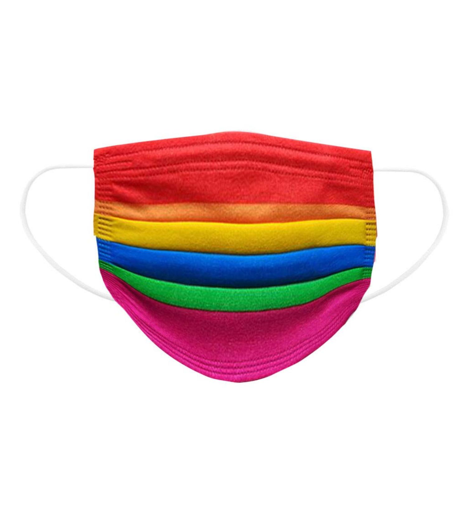 BEIBEIA Adults Disposable_Face_Ma_sks Child Face Covering Cute Pineapple Printed 3Ply Face Bandanas for School Outdoor 120pc-23 - Buy Online on GoSupps.com