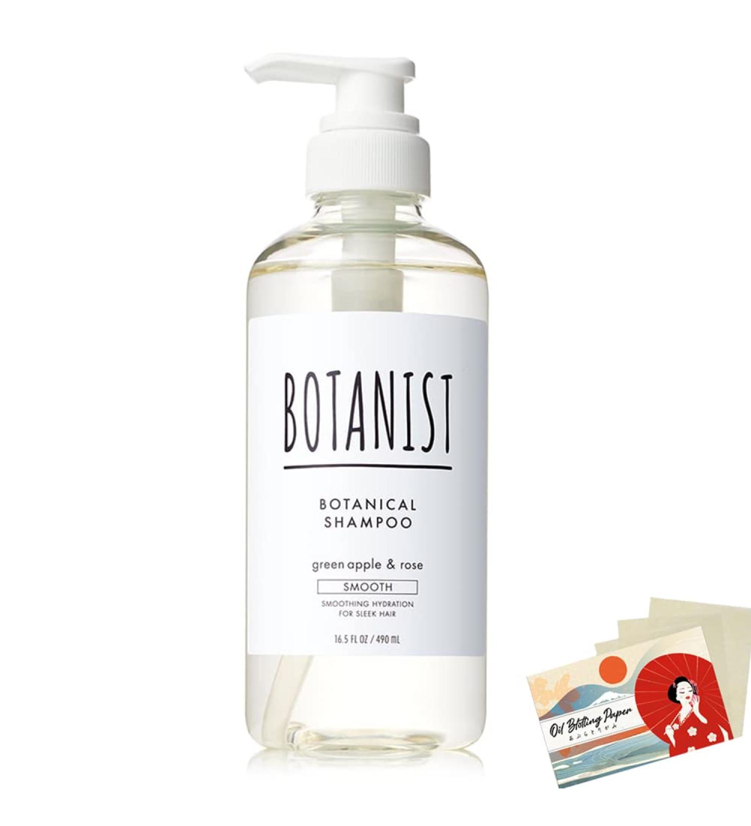 Botanist Botanical Shampoo Smooth - 490ml (Green Tea Set)
