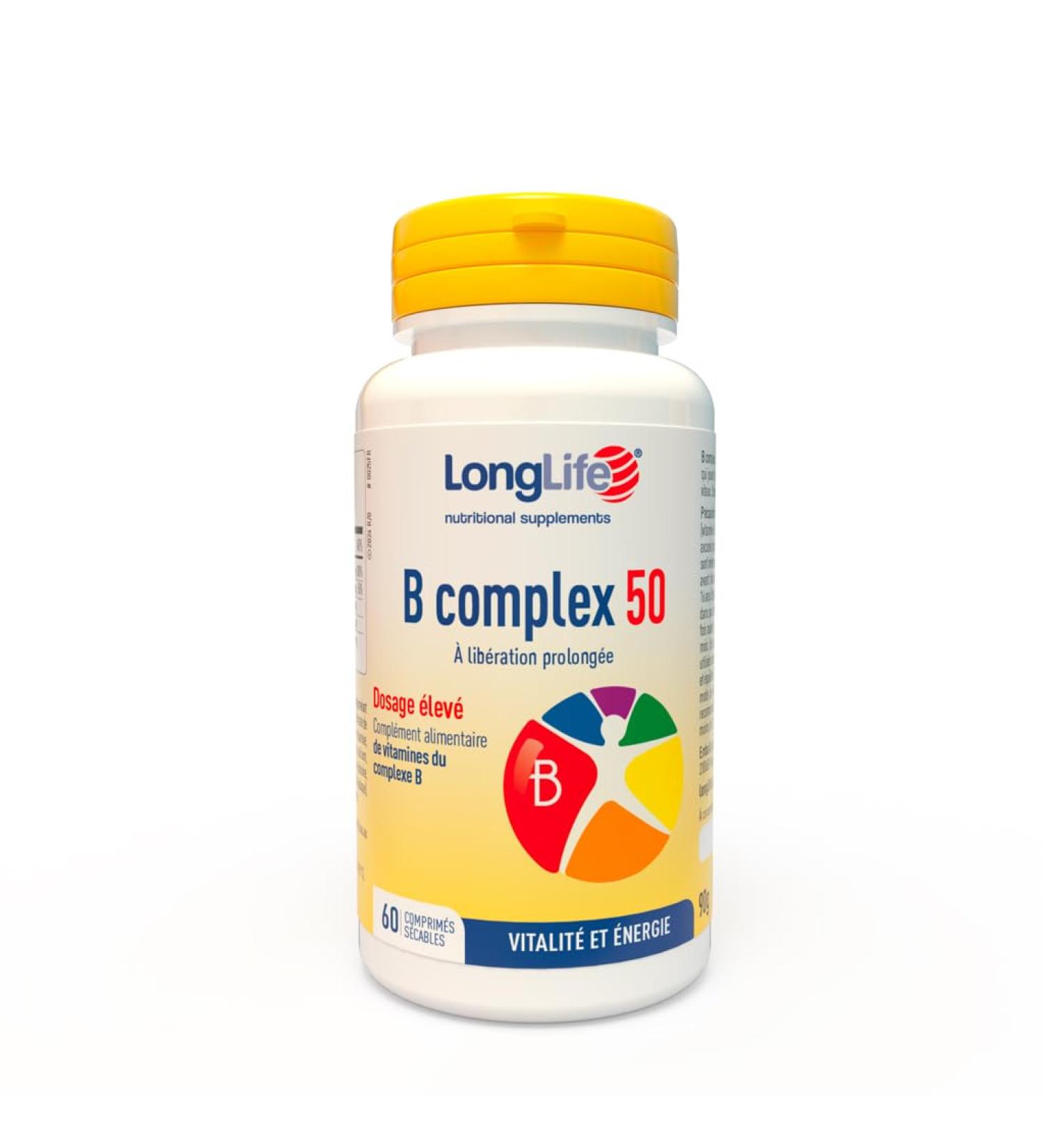 LongLife B Complex 50 - Buy Online on GoSupps.com